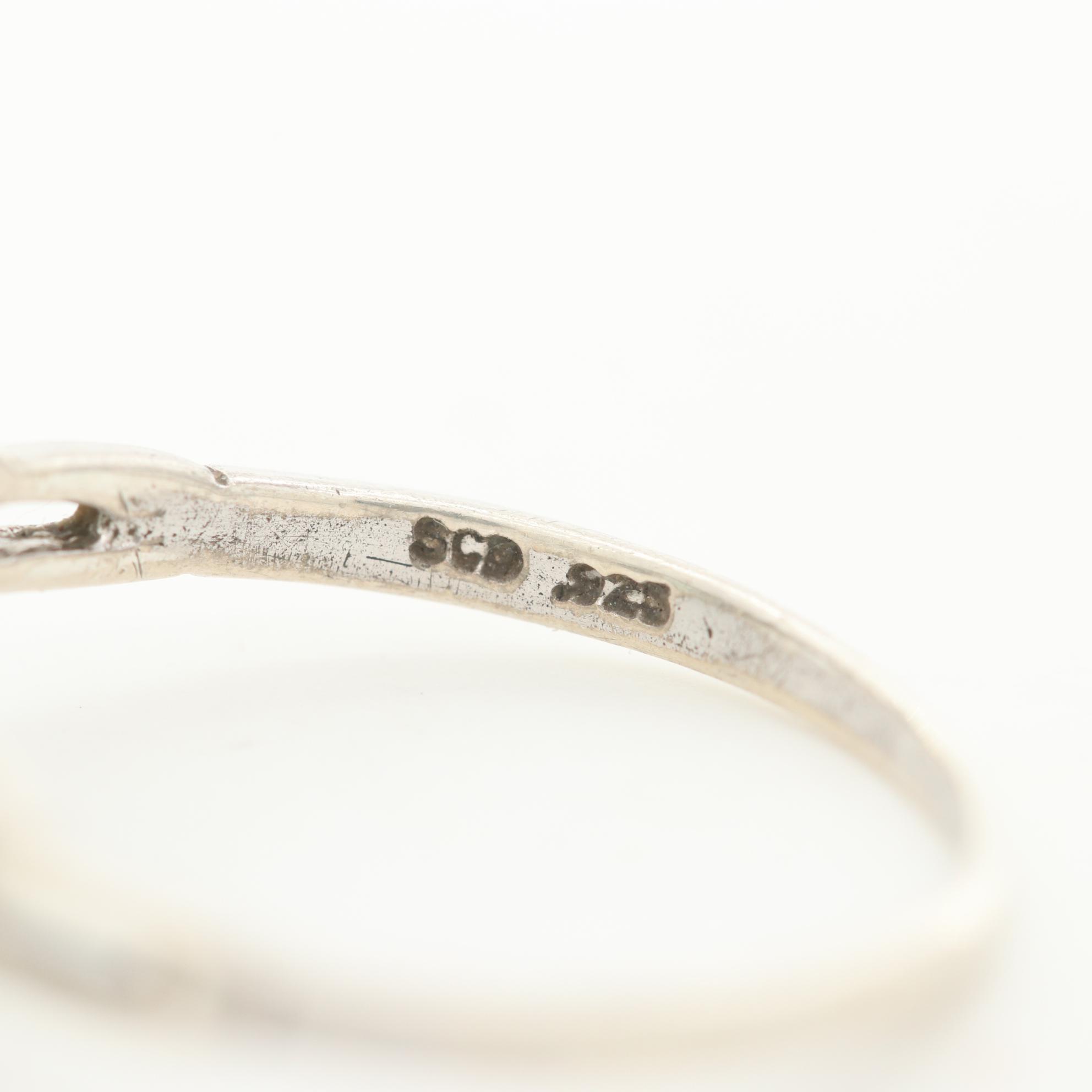 Sterling Silver Spinel Ring