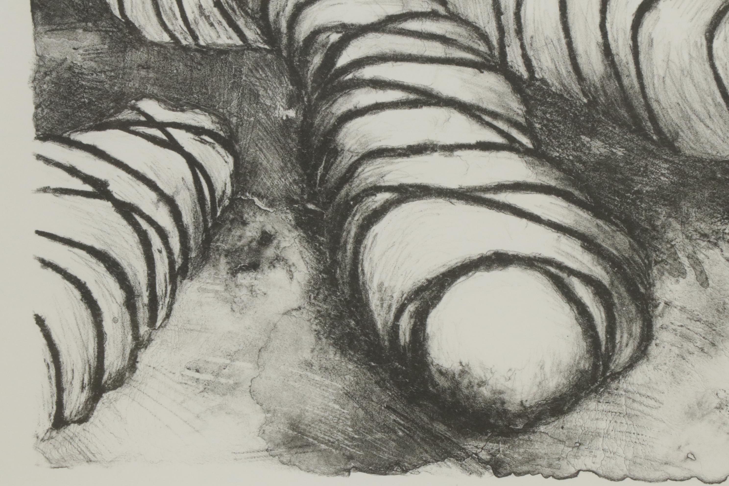 Mary Fortuna Lithograph "Caught, Asleep"