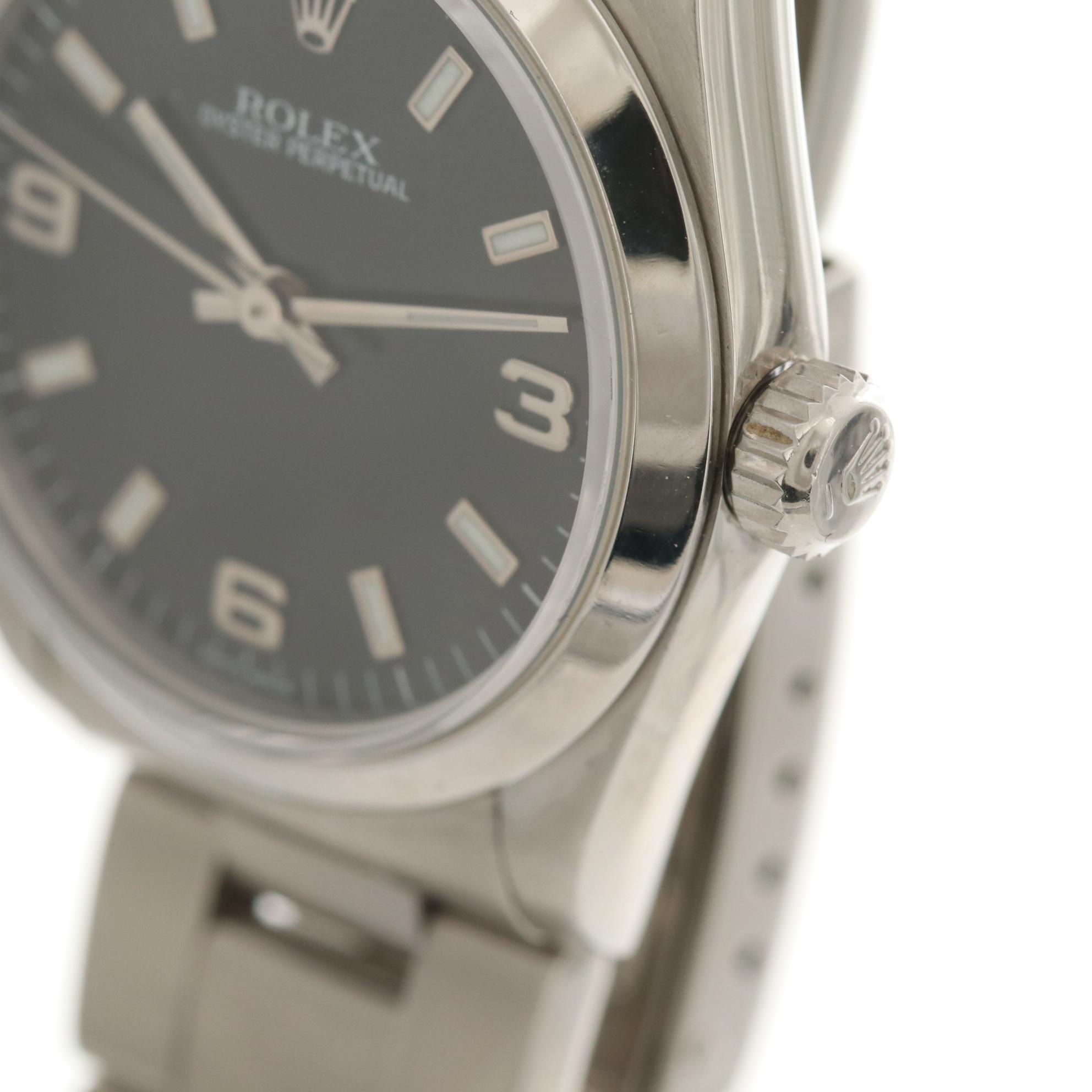 Rolex Oyster Perpetual Stainless Steel Watch, 1999