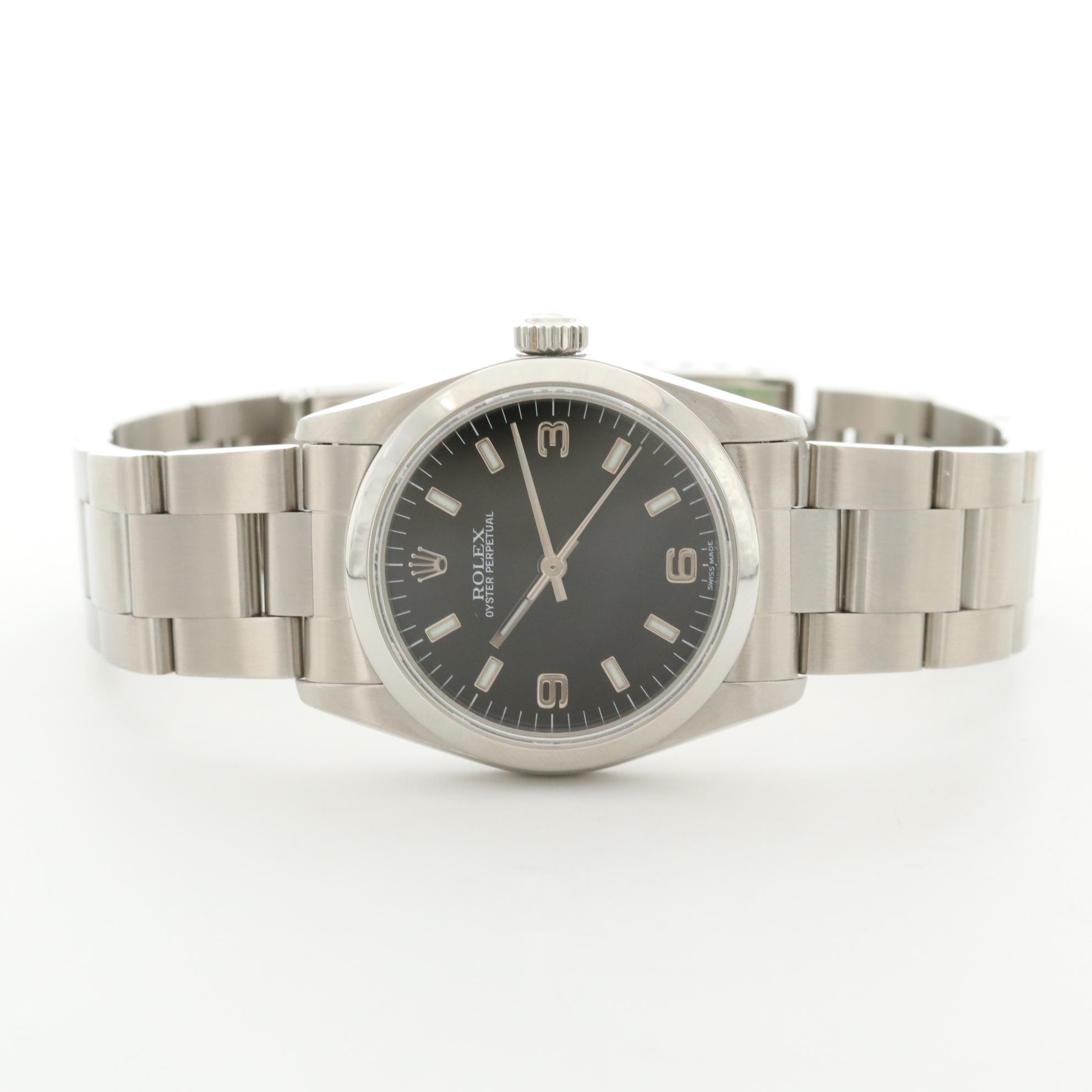 Rolex Oyster Perpetual Stainless Steel Watch, 1999