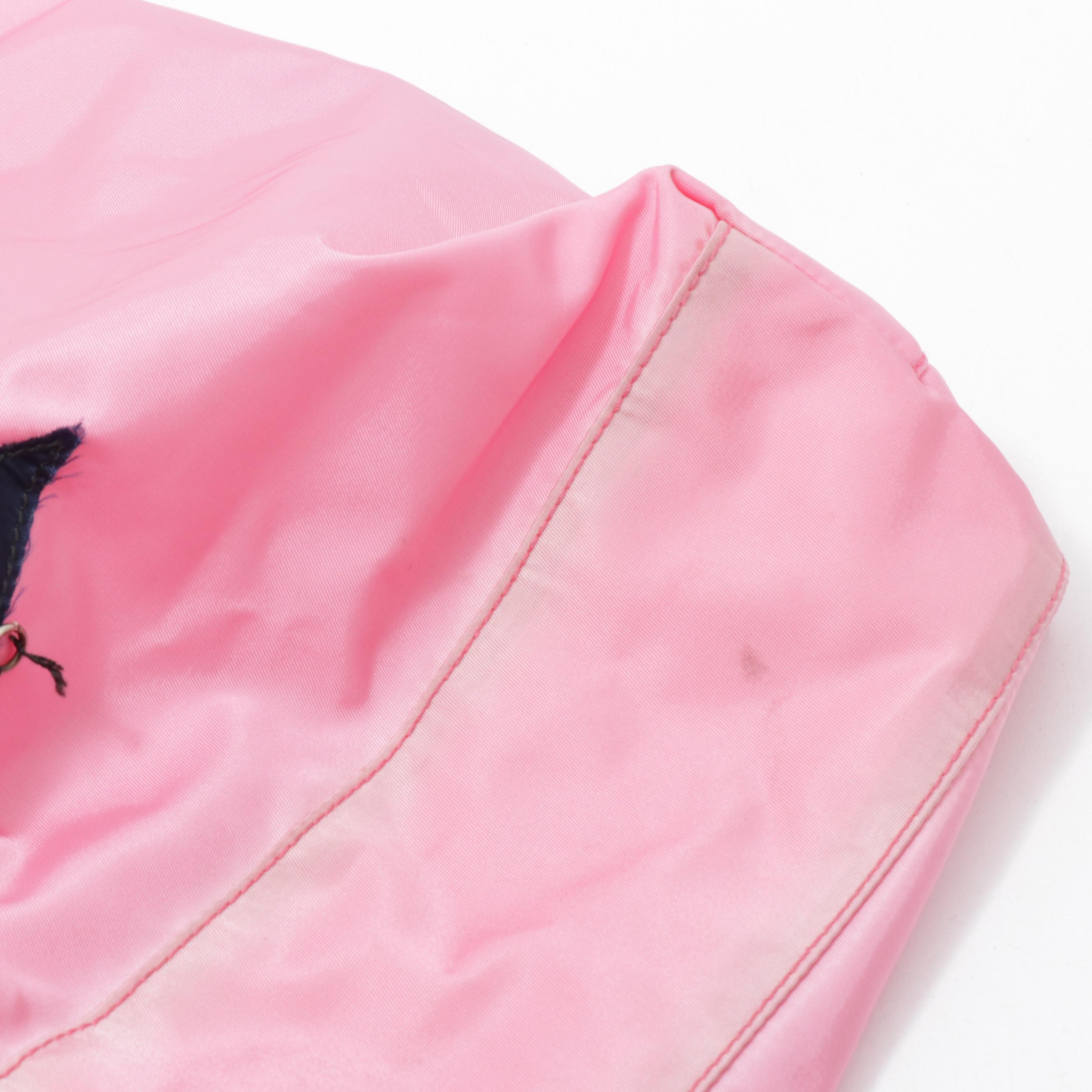 Prada Begonia Pink Tessuto Nylon Robot Shopping Tote Bag