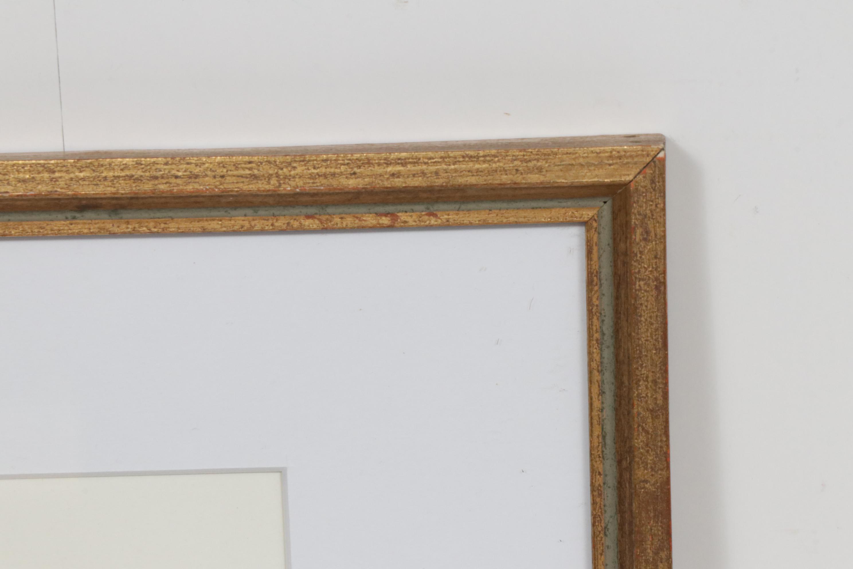 Paul Chidlaw Abstract Landscape Charcoal Drawing