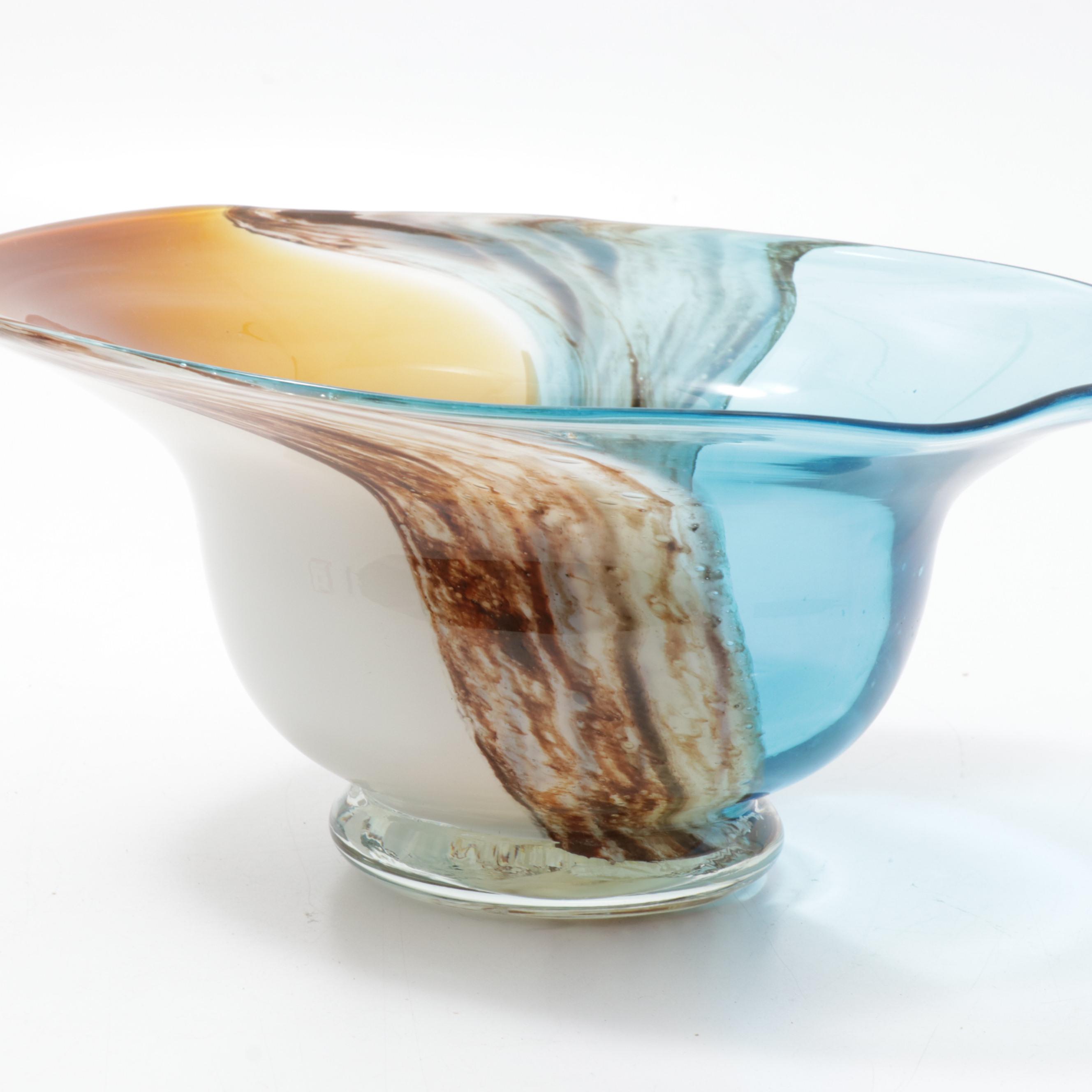 Art Glass Freeform Bowl