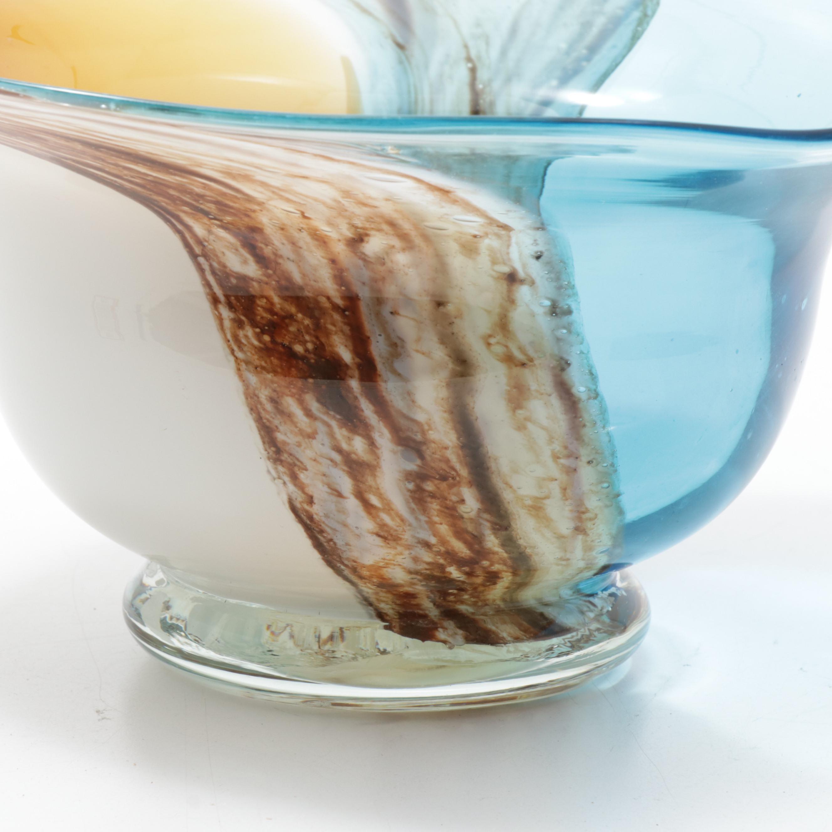 Art Glass Freeform Bowl