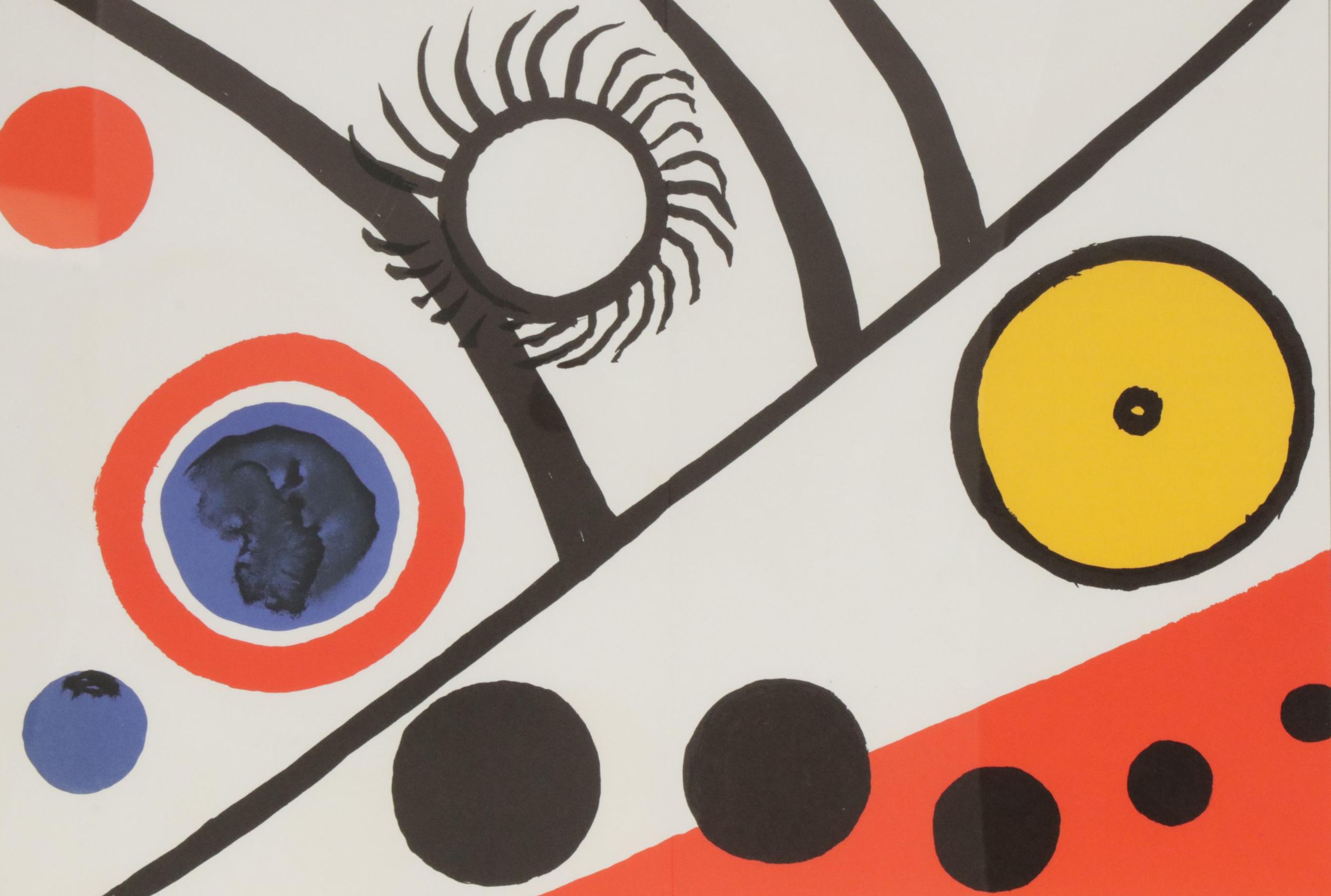 Alexander Calder Double Page Color Lithograph for "Derrière le Miroir"