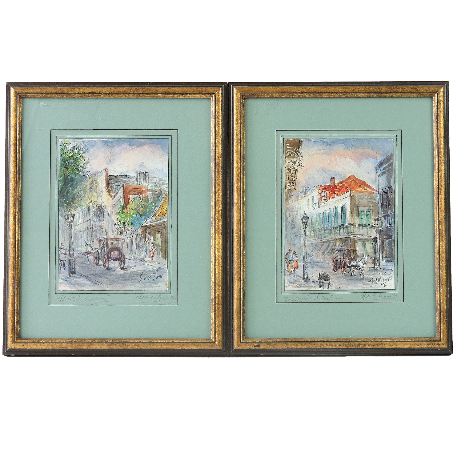 Tom Lane Watercolor Paintings of New Orleans