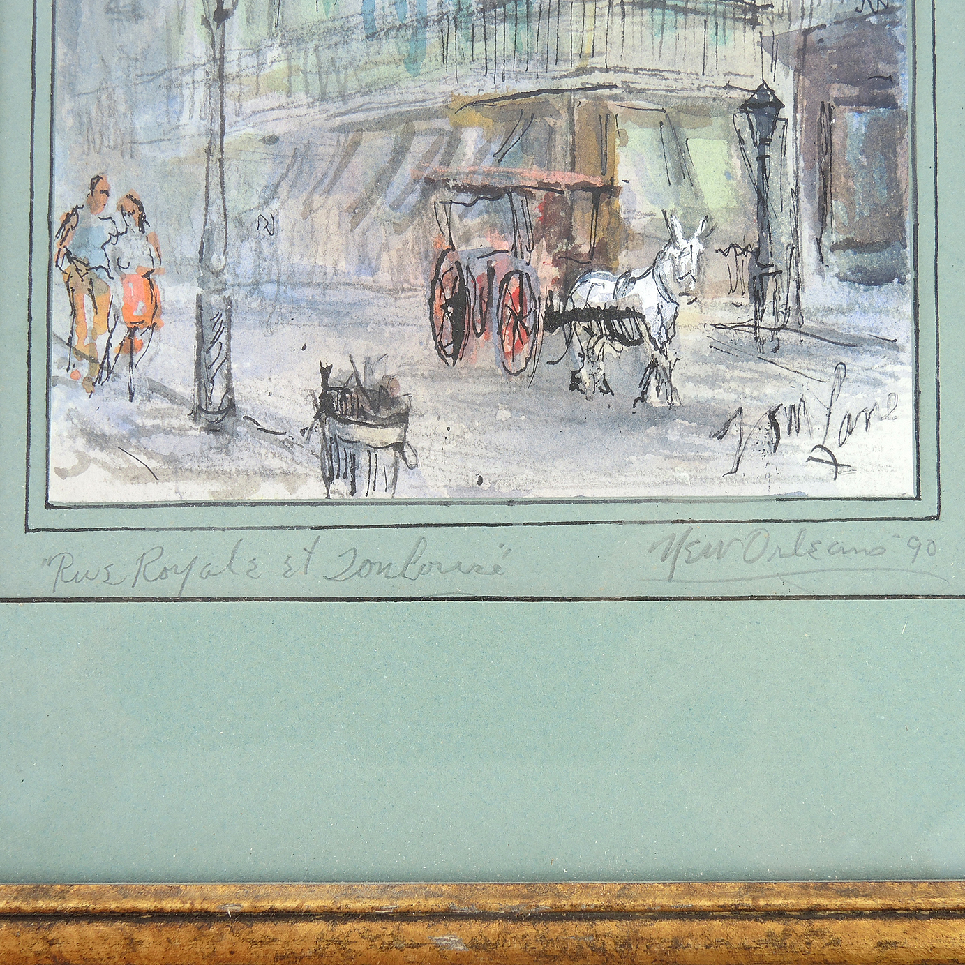 Tom Lane Watercolor Paintings of New Orleans