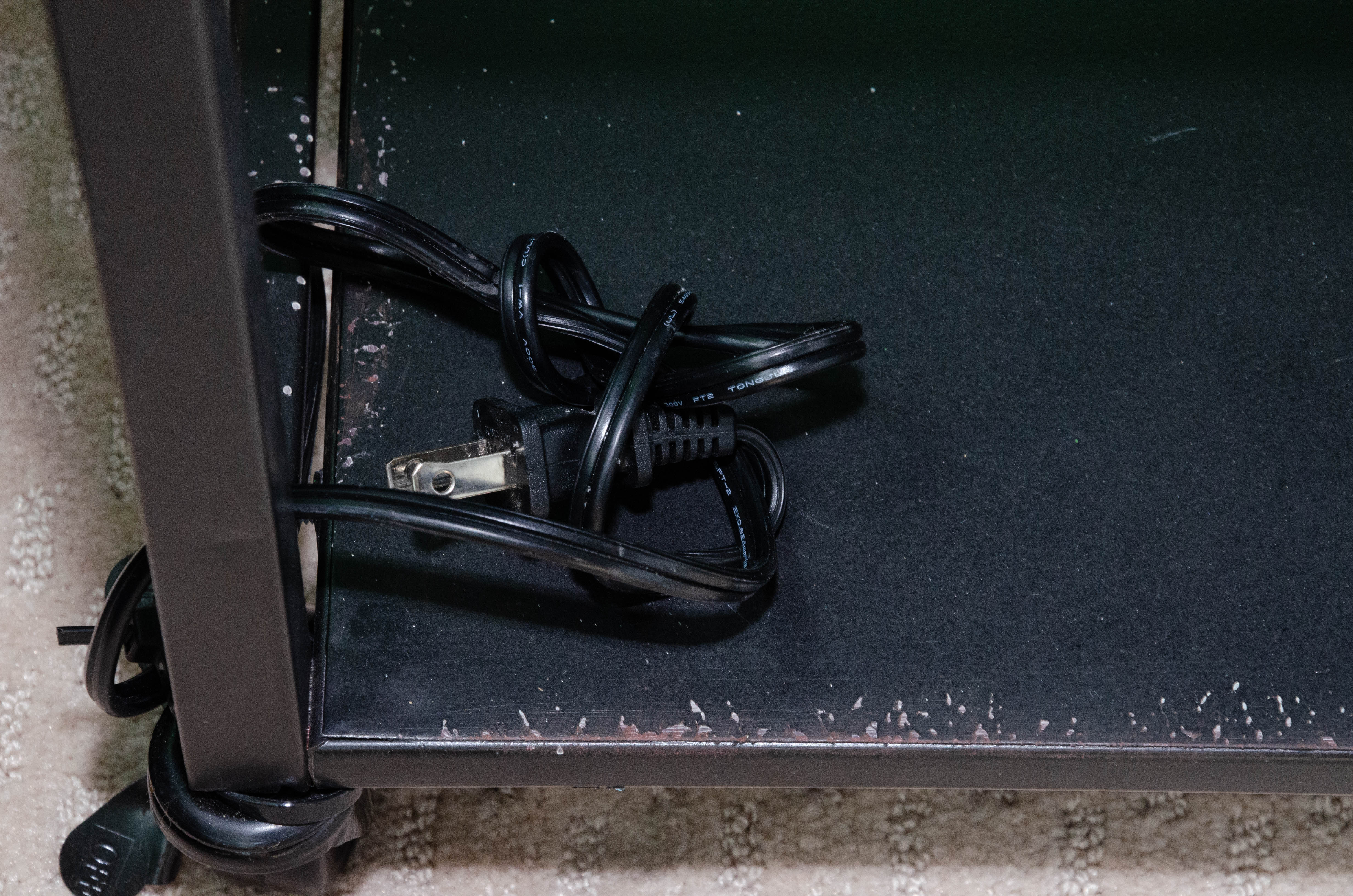 Metal Locker Style Nightstand, Metal Table Lamp and Clock