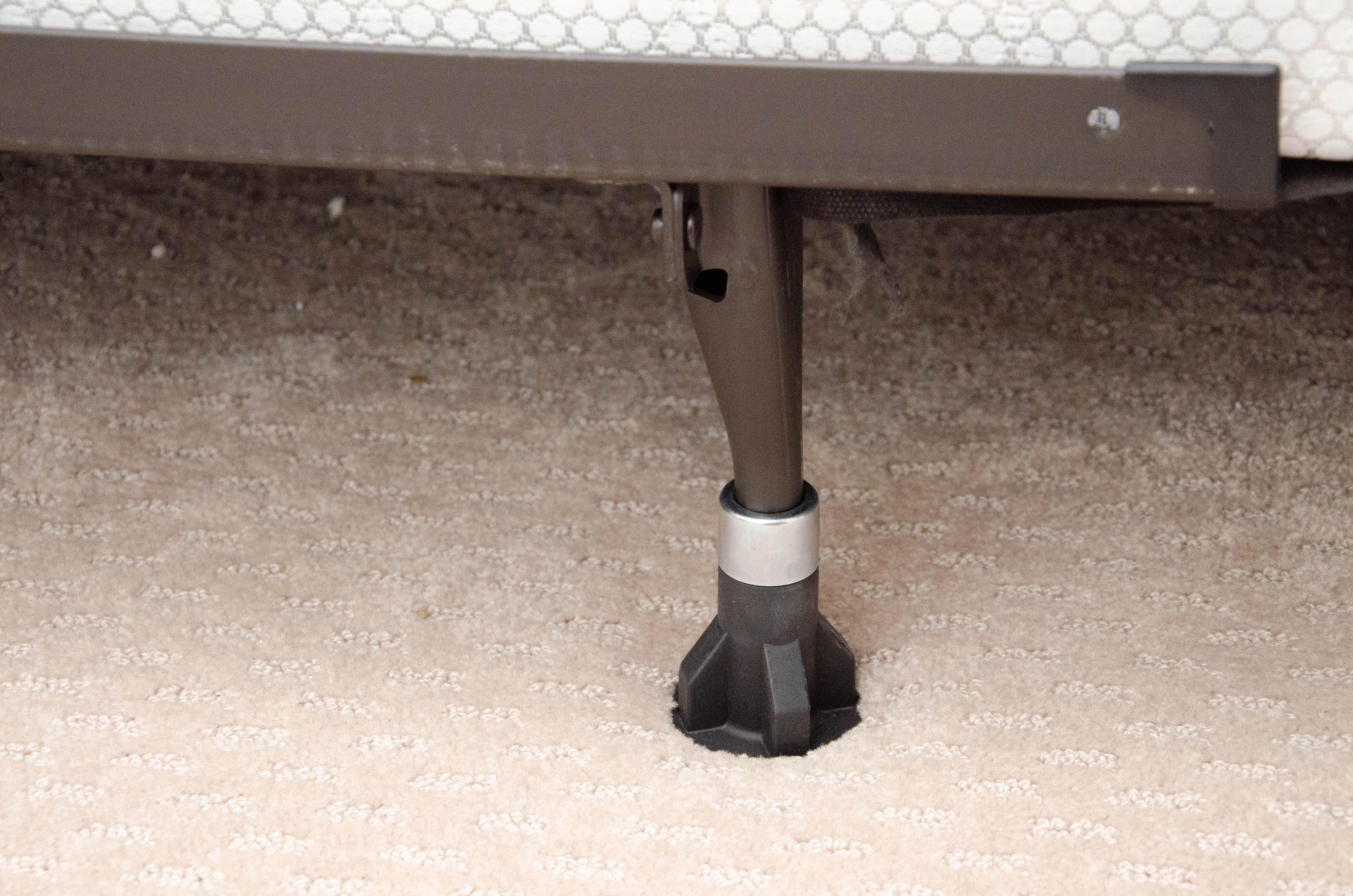 Button-Tufted Queen Size Headboard and Bed Frame with Rufino Plush Mattress