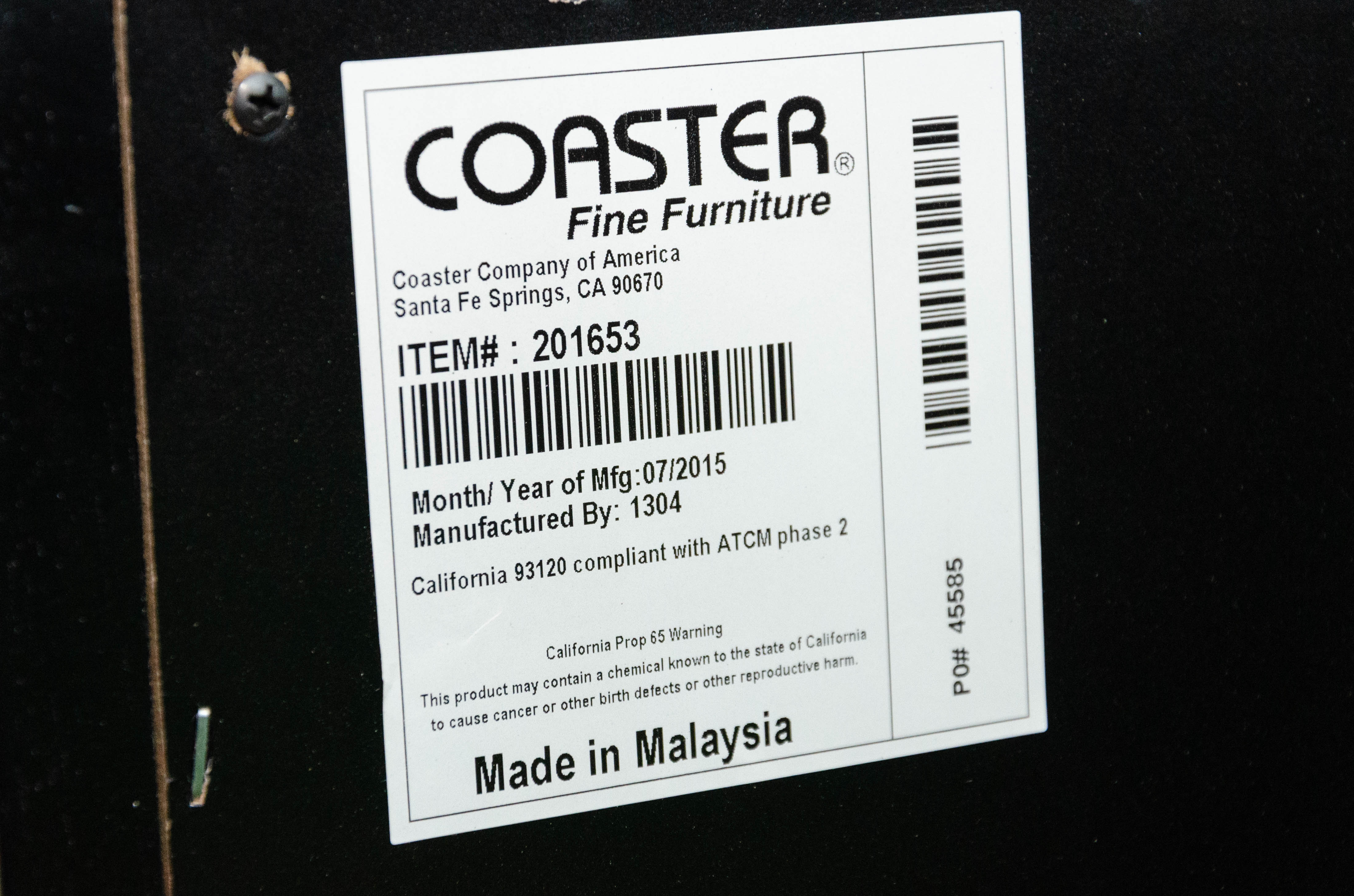 Modern Chest of Drawers in Espresso Finish