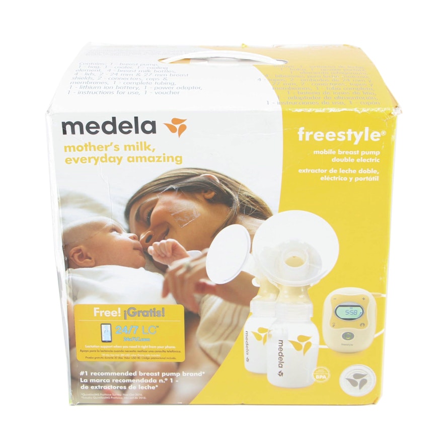 Medela Freestyle Mobile Double Electric Breast Pump, Factory Sealed