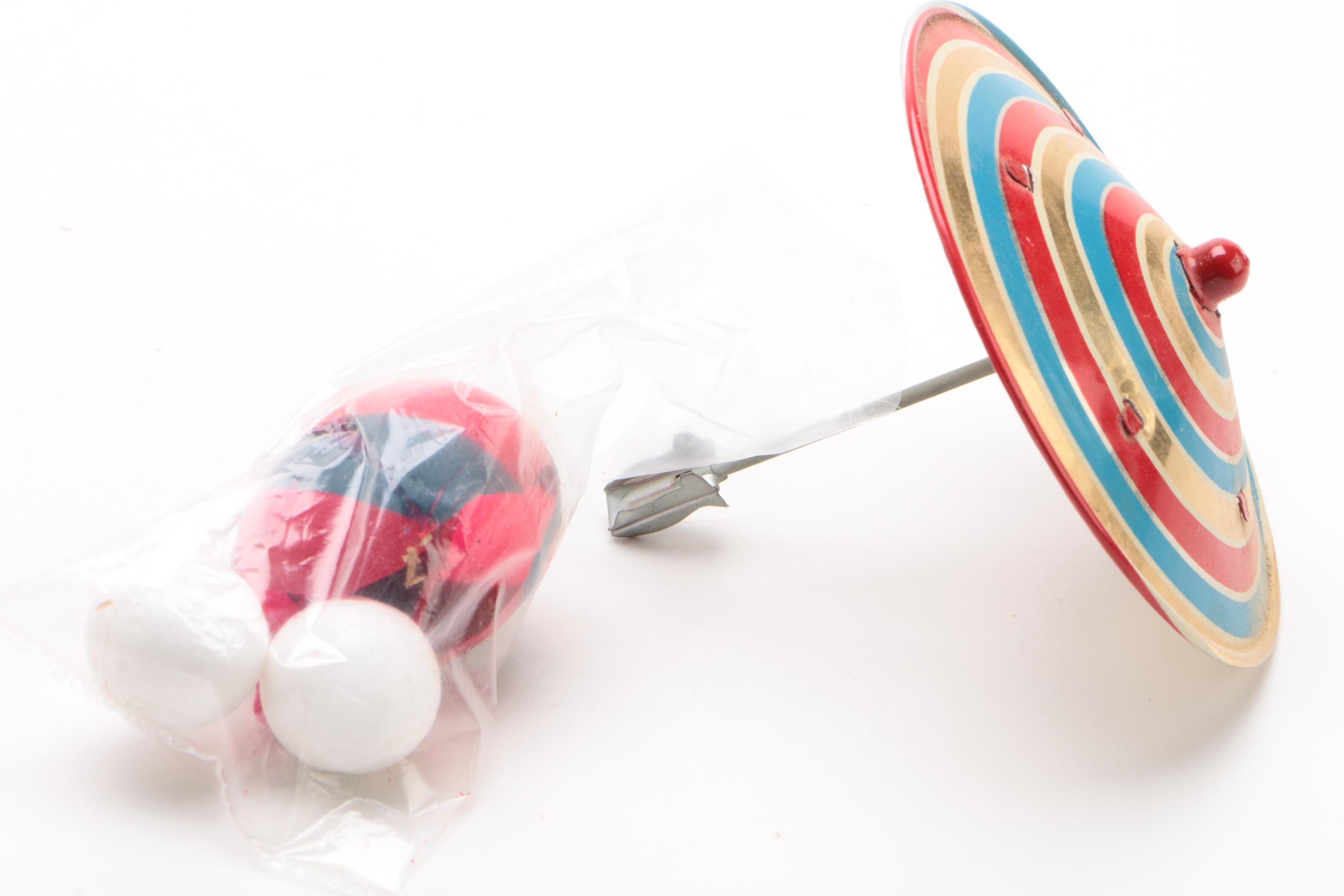 Rosko Battery Operated Circus Elephant with Blowing Ball in Original Box, 1960s