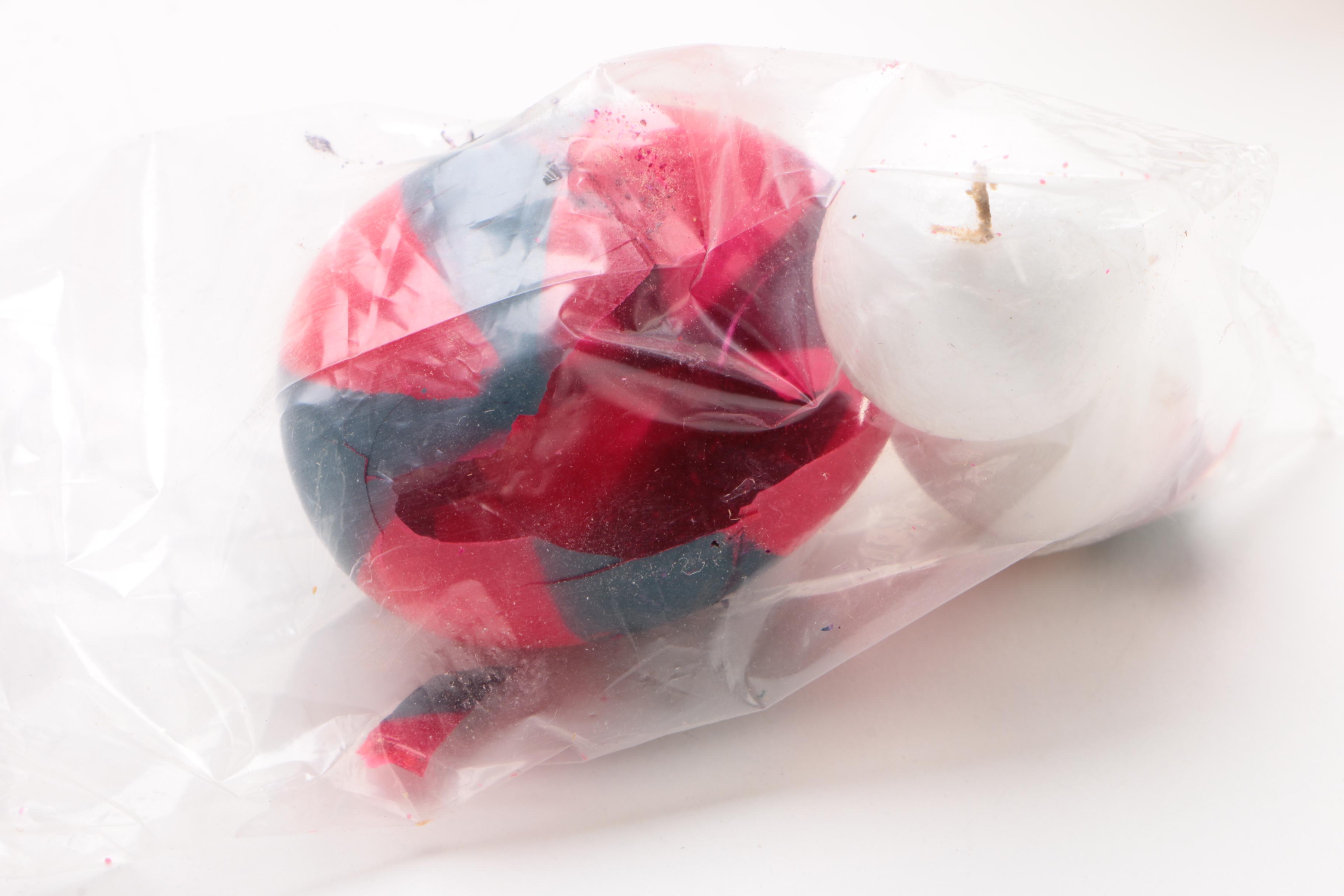 Rosko Battery Operated Circus Elephant with Blowing Ball in Original Box, 1960s