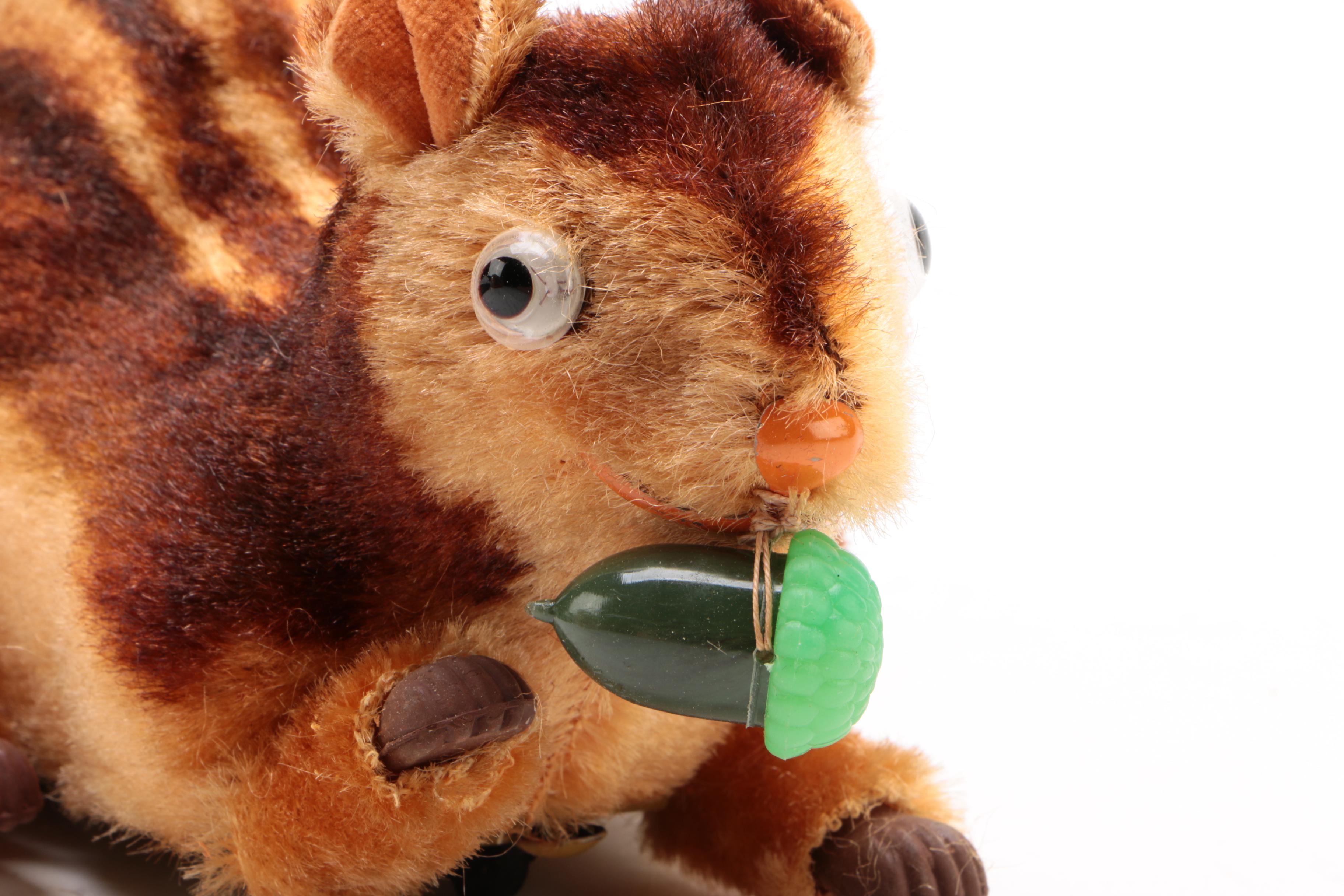 Japanese Alps "Chippy the Chipmunk" Remote Control Battery Operated Toy, 1960s