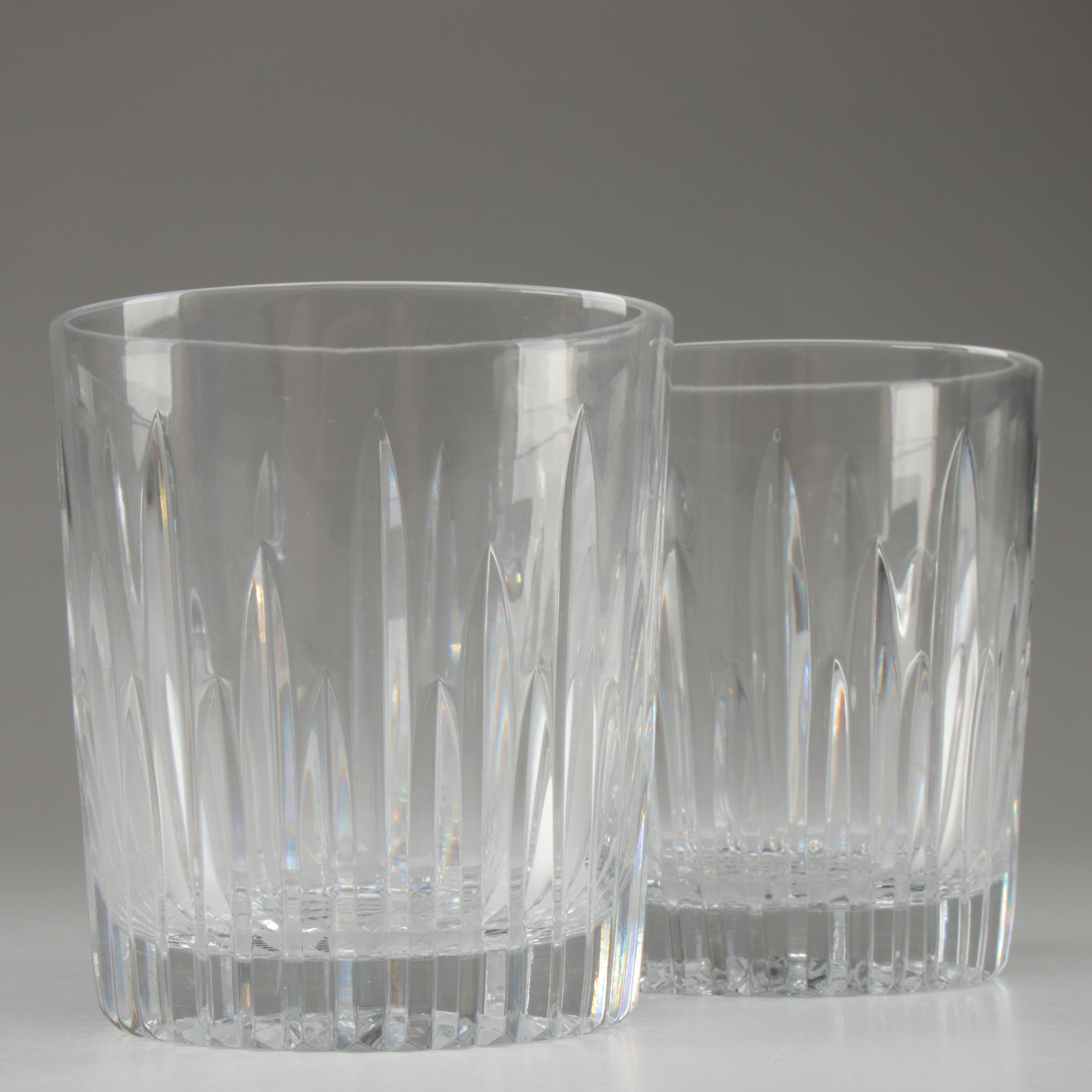 Marquis by Waterford "Barcelona" Cut Crystal Old Fashioned Glasses