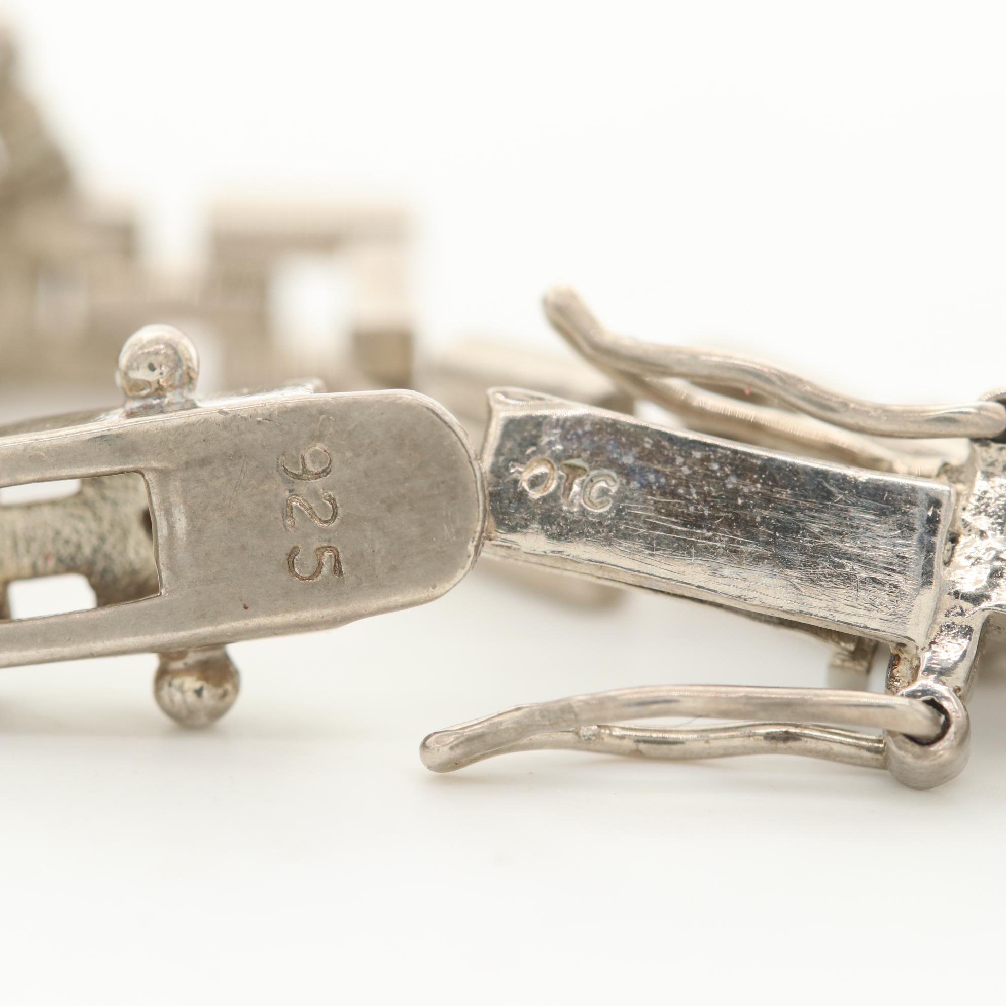 Sterling Bracelet with Amethyst, Peridot, Citrine, Garnet and Blue Topaz