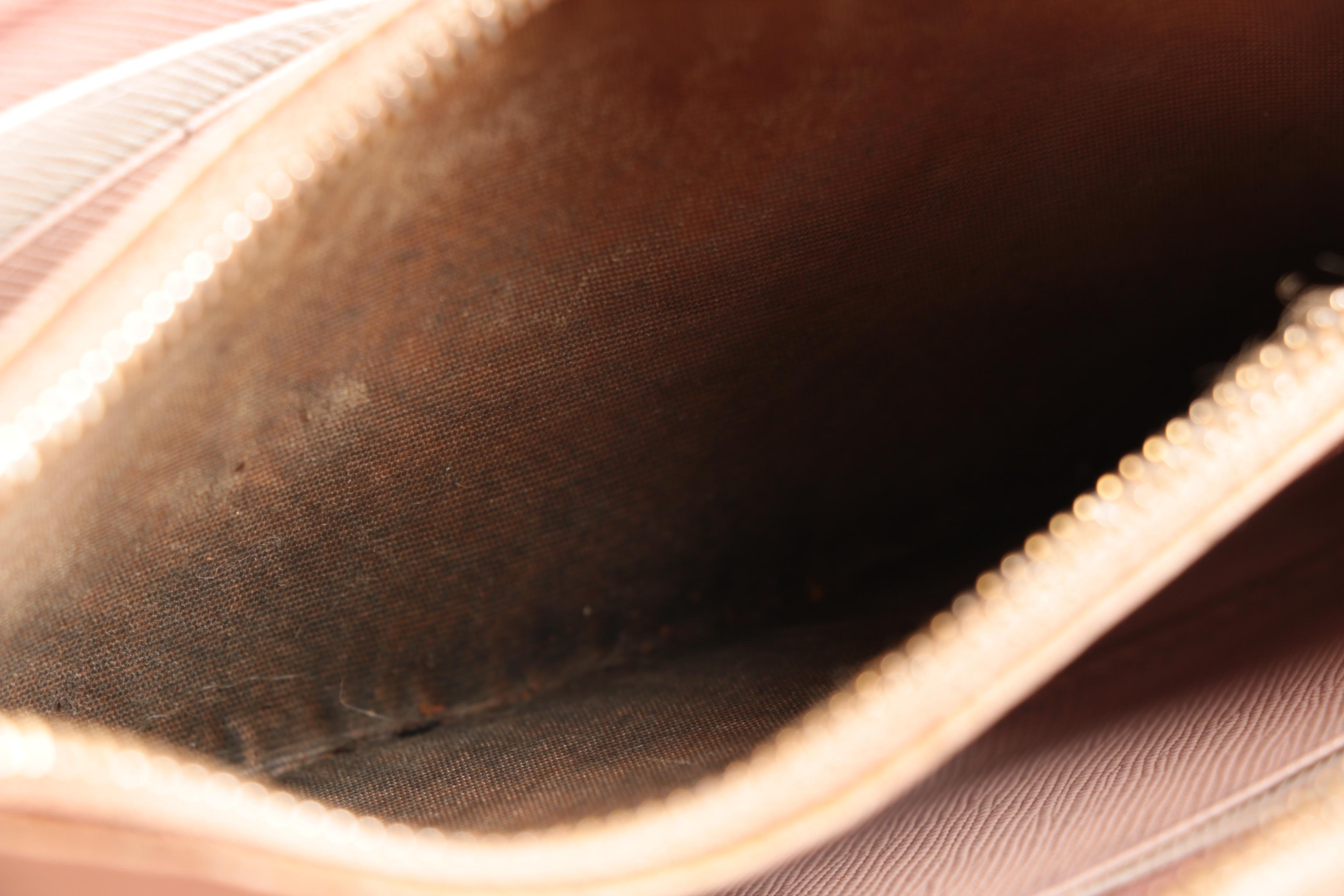 Prada Blush Saffiano Leather Zip-Around Clutch Wallet