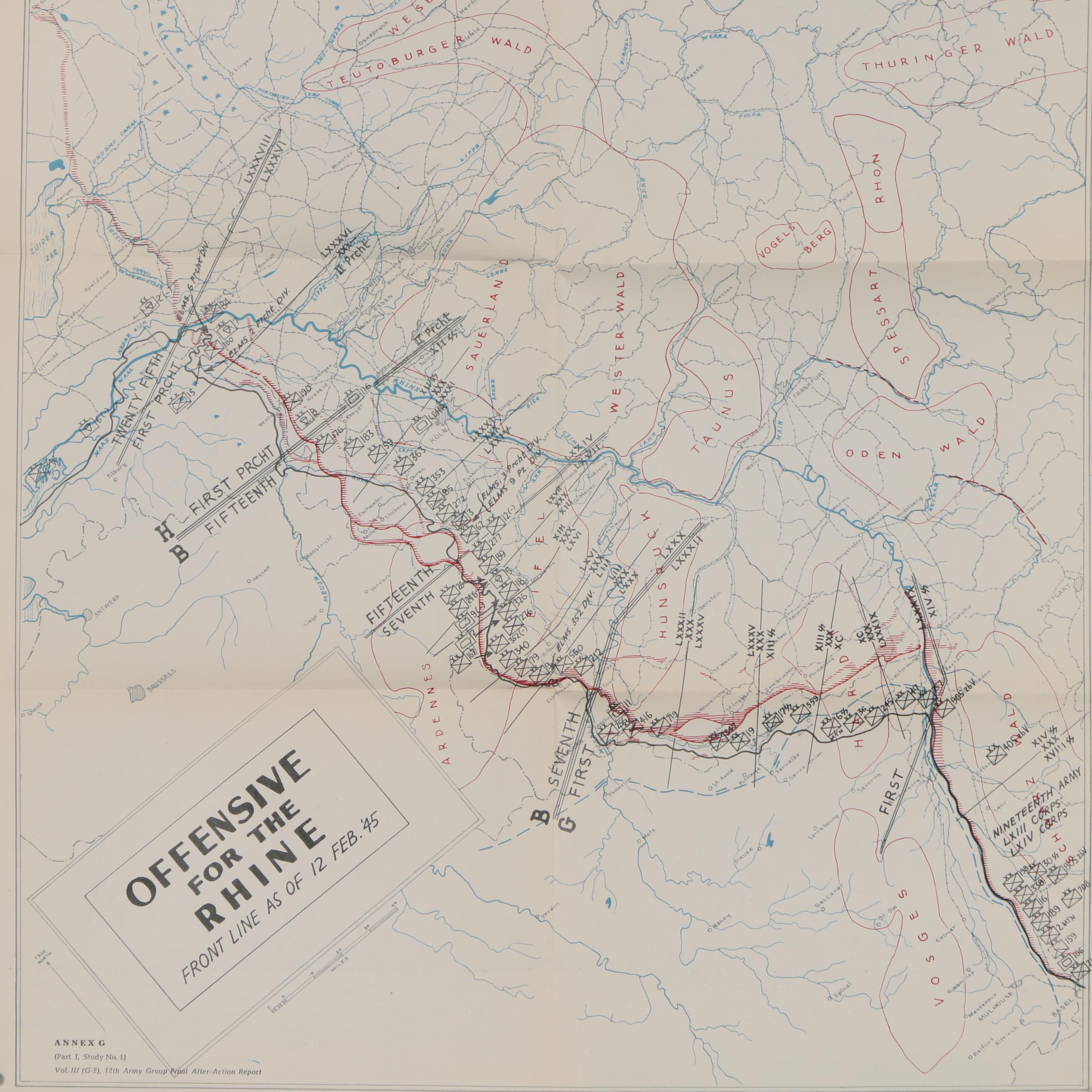 WWII Operational Documents, U.S. 12th Army Group Final After-Action Reports
