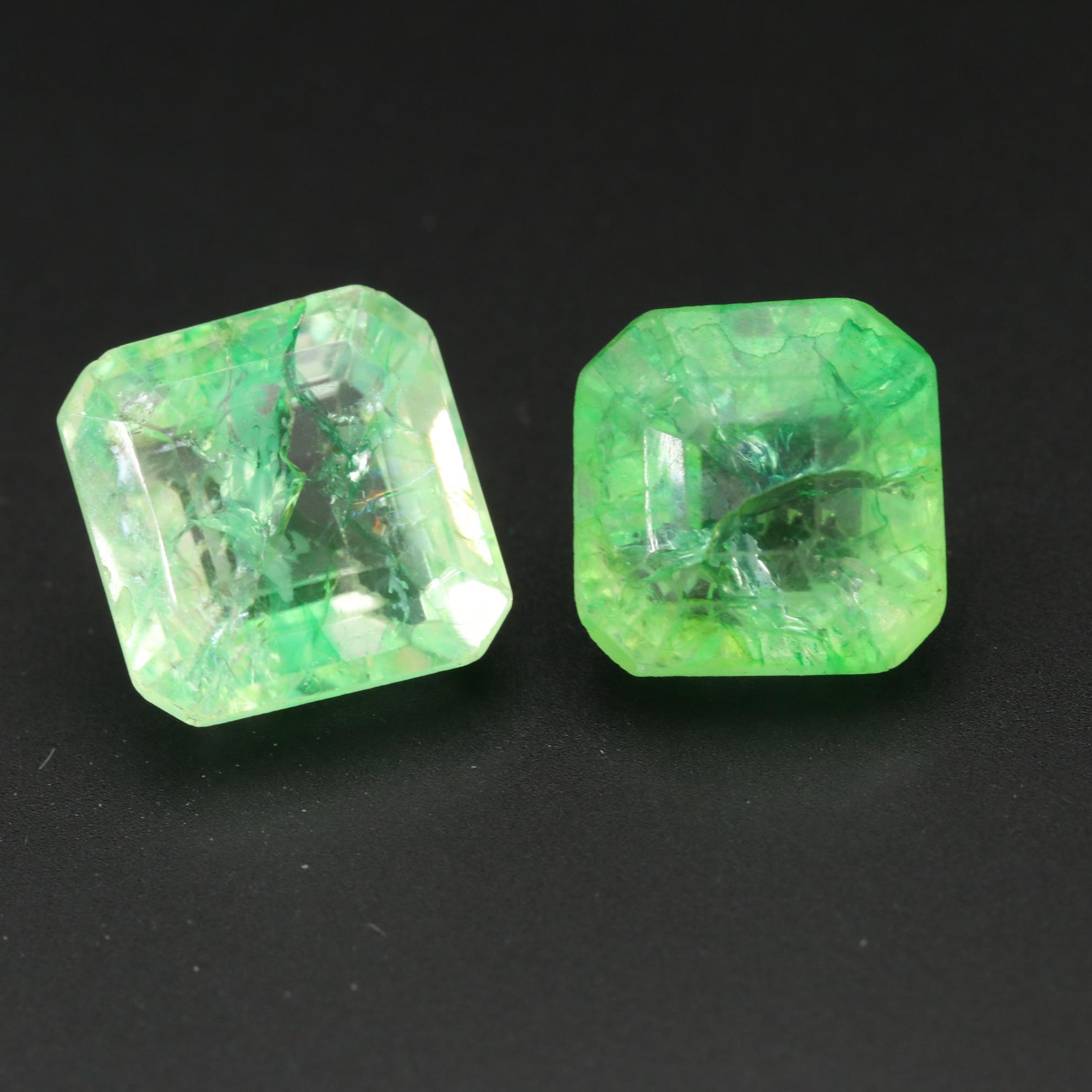 Loose 47.78 CTW Quench Crackled Quartz Gemstones