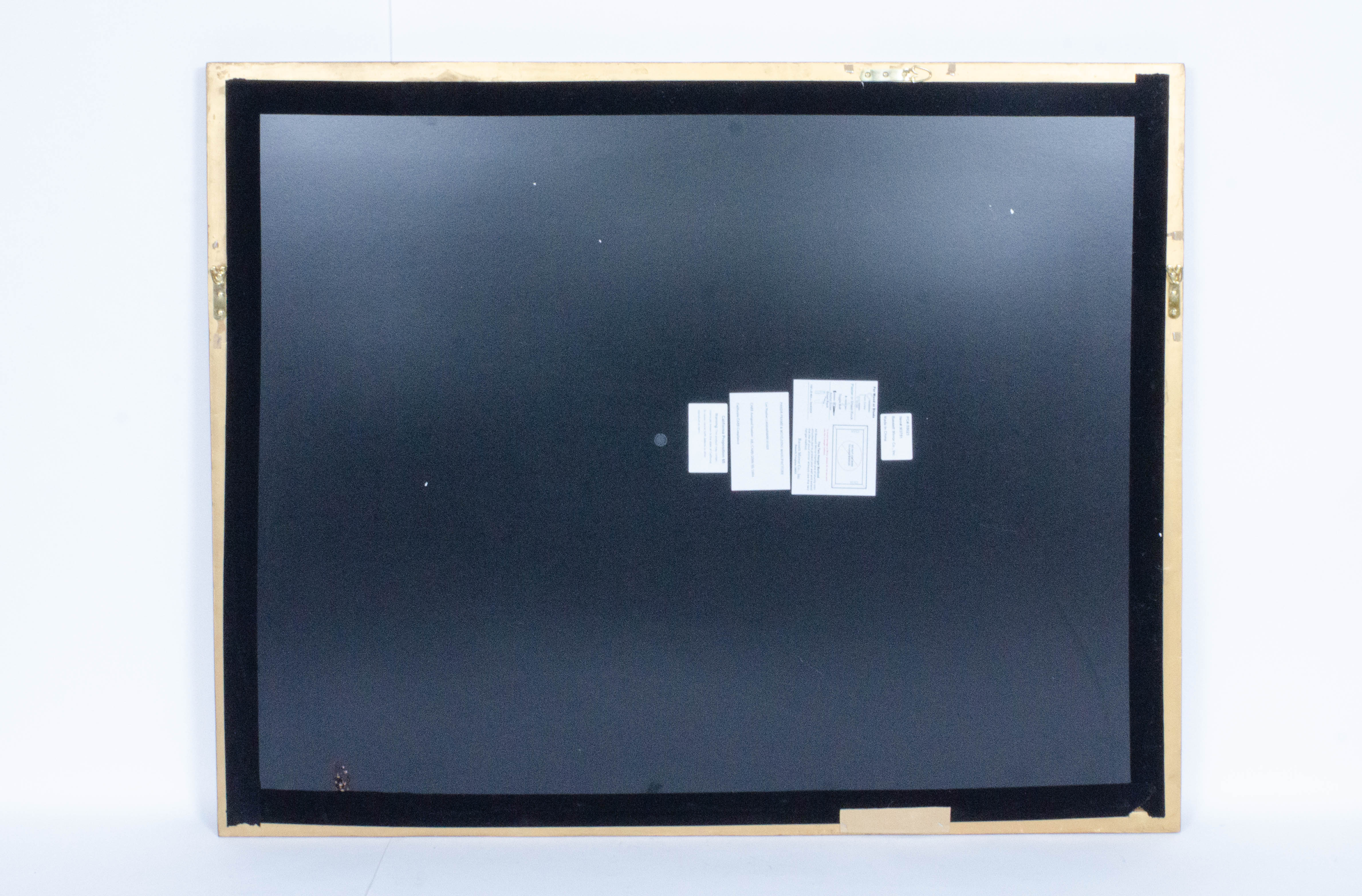 Multi-Panel Wall Mirror with Raised Gilt Border