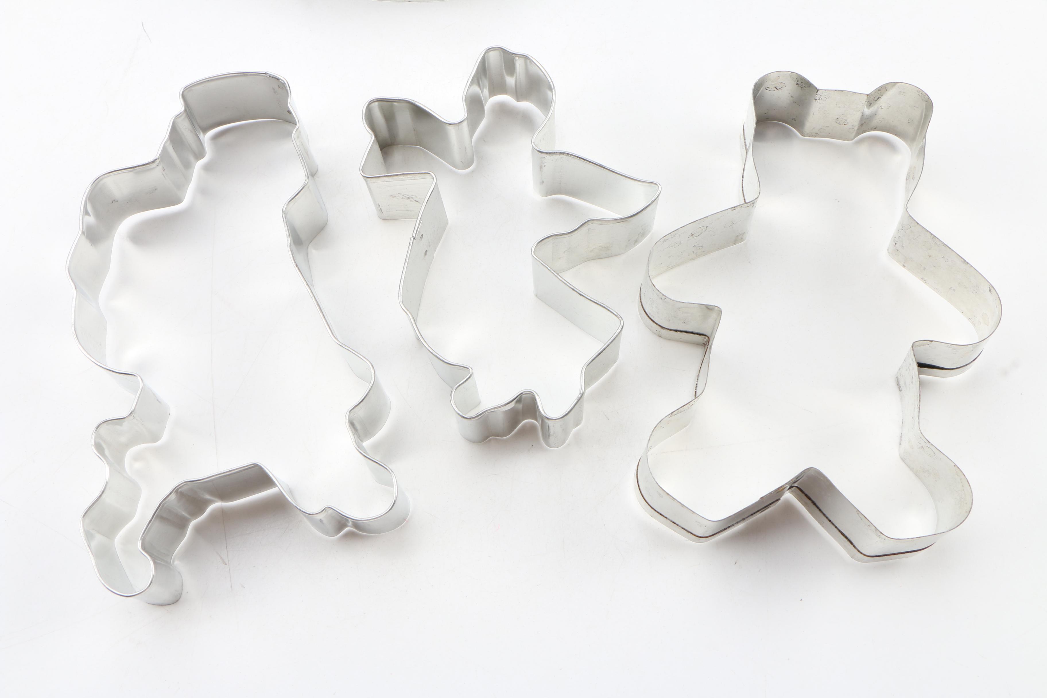 Assorted Seasonal Cookie Cutters and Recipe Cards by Purple Puma Cookie Co.