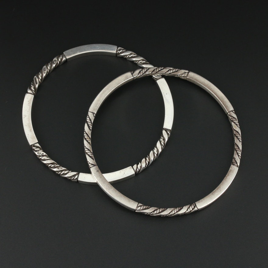 Georg Jensen Sterling Silver Bangles