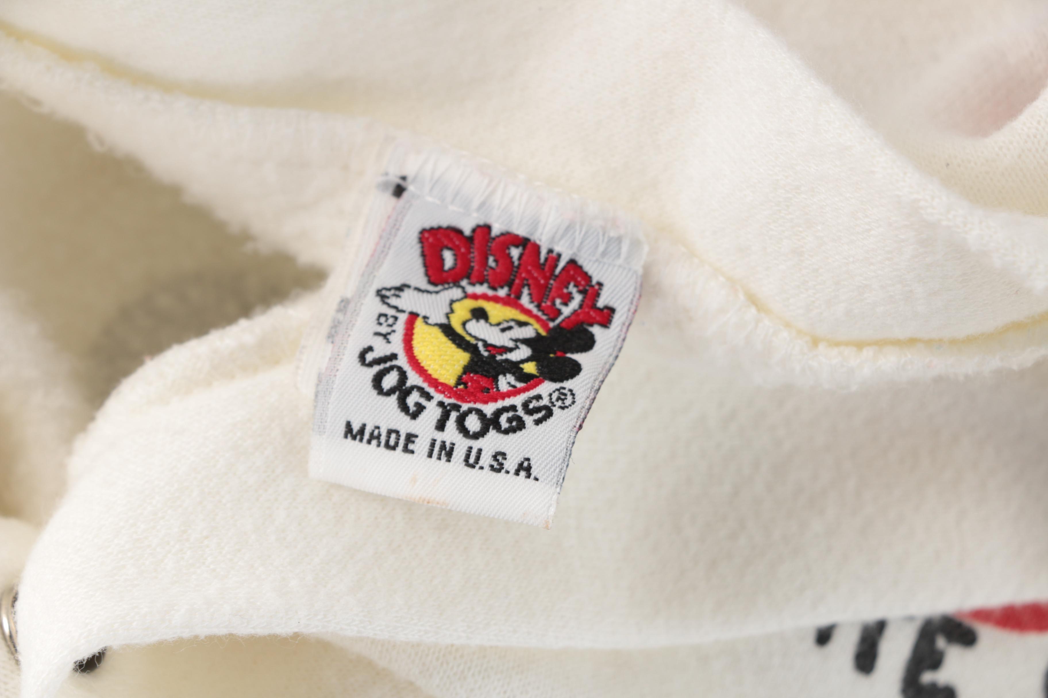 Children's Walt Disney Mickey Mouse Fleece Karate Costume by Jog Togs, Vintage