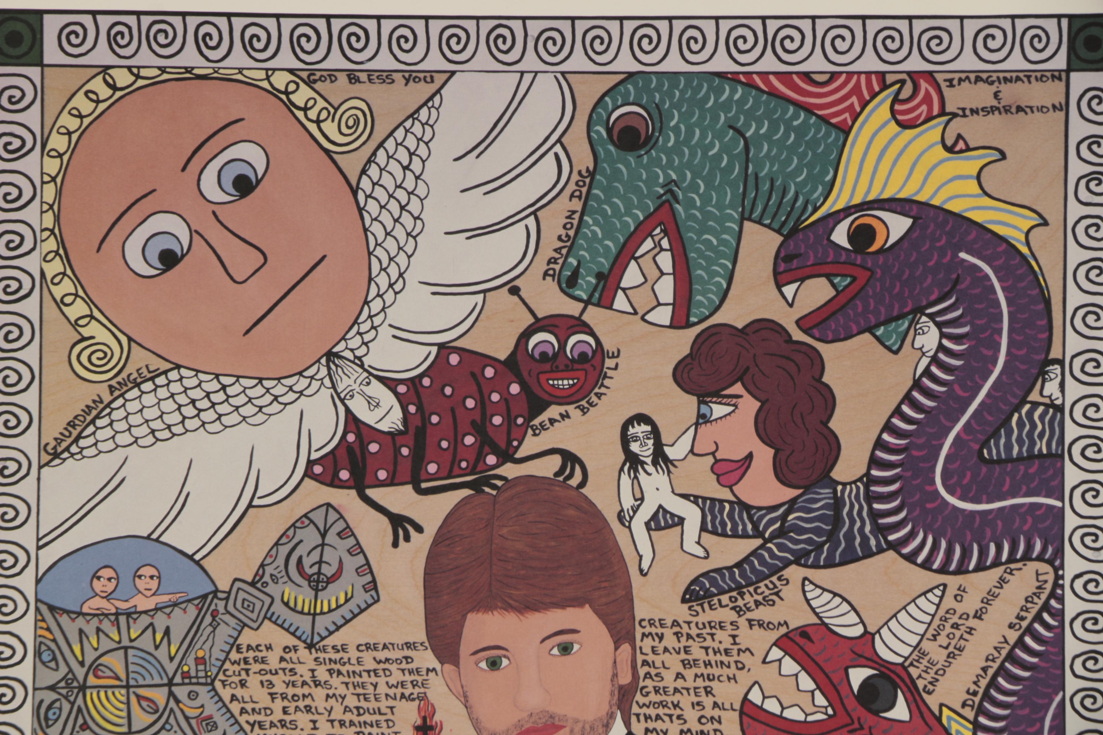 Michael Finster Offset Lithograph "The Collection", circa 1995