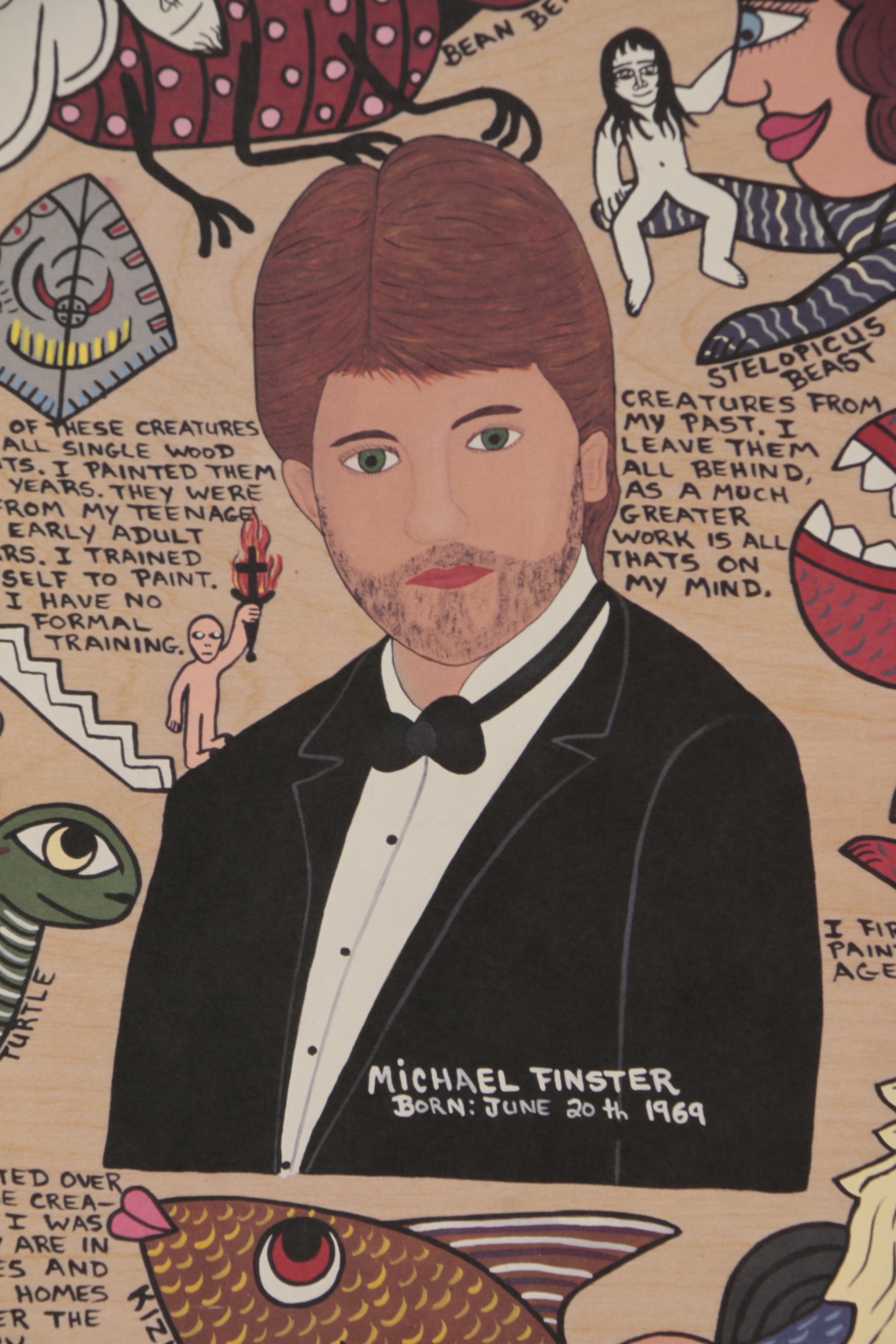 Michael Finster Offset Lithograph "The Collection", circa 1995