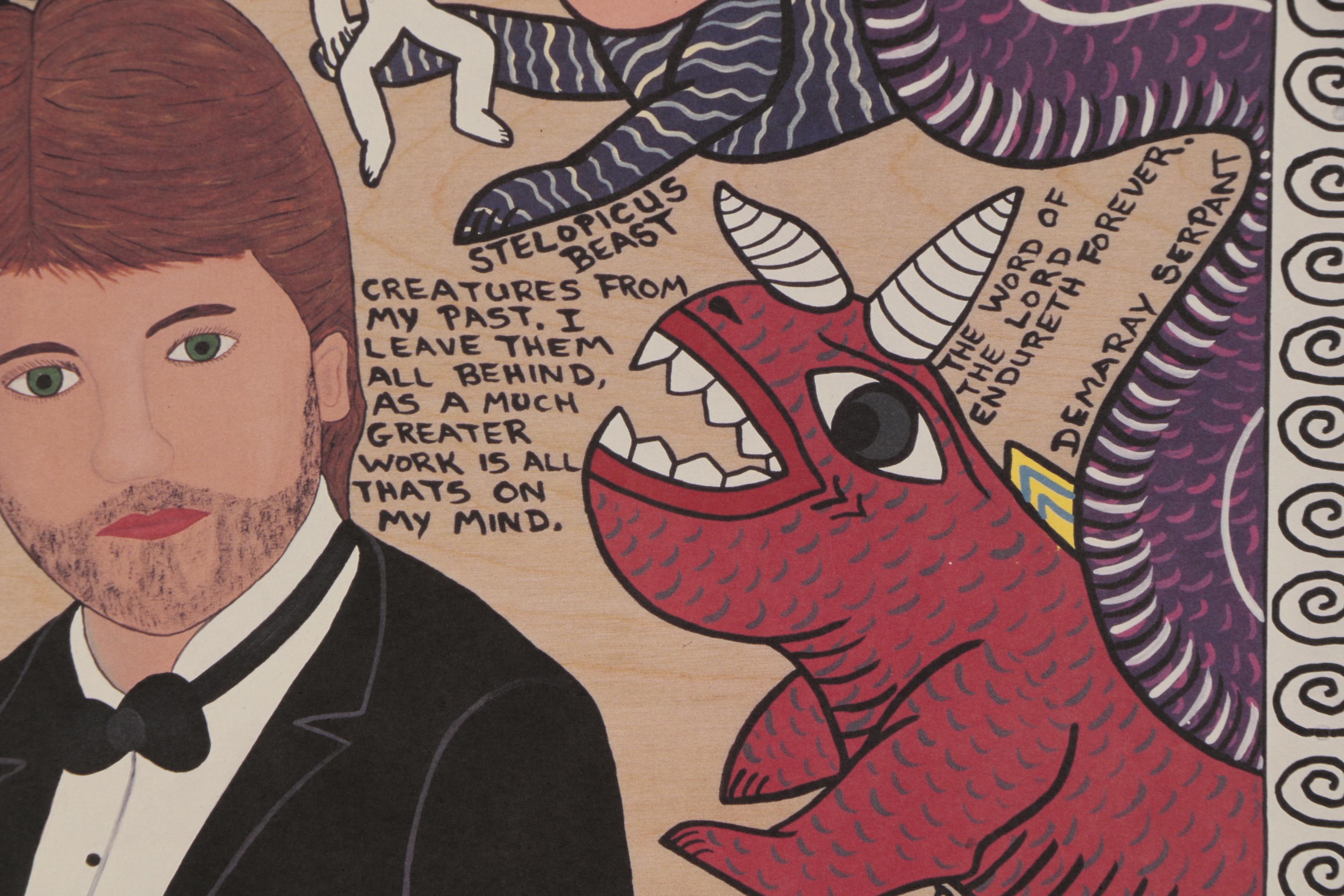 Michael Finster Offset Lithograph "The Collection", circa 1995