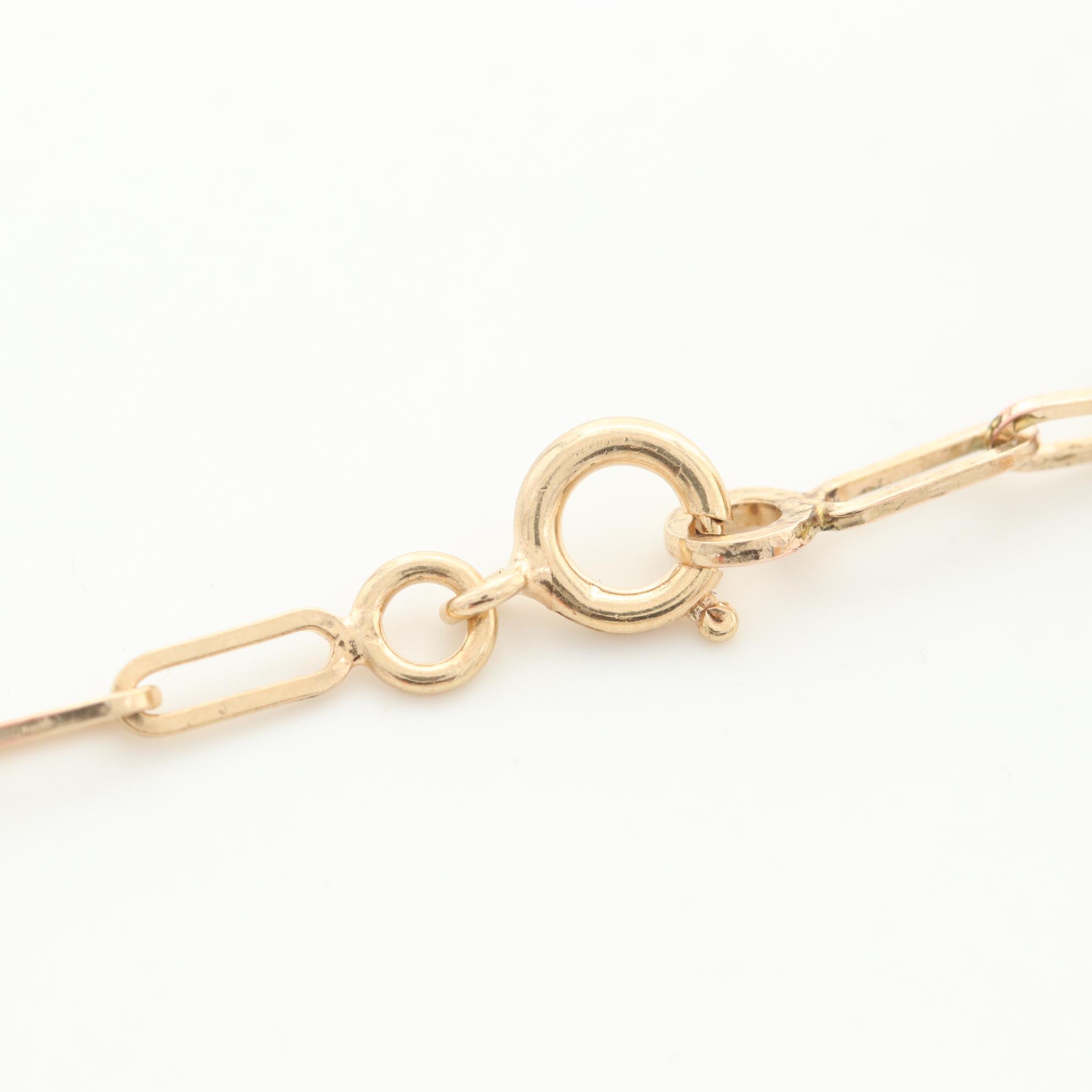 Gold Tone Jadeite Bracelet