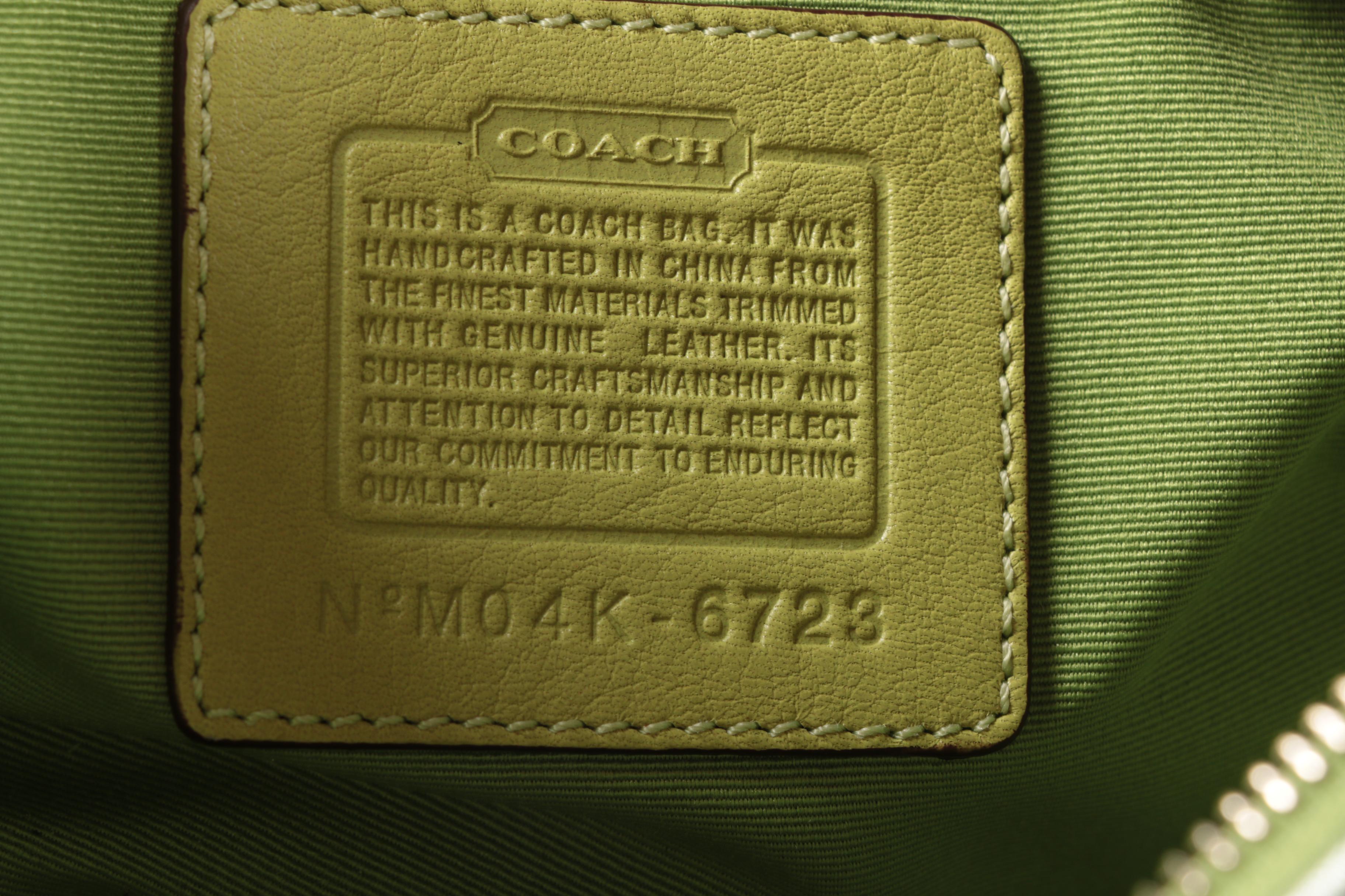 Coach Soho Optic Ladybug Appliqué Signature Hobo Bag