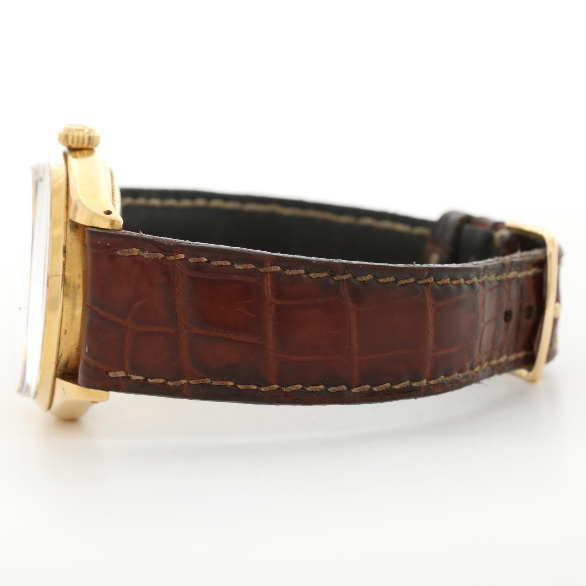 Vintage Rolex Oyster Perpetual 18K Gold Automatic Watch, 1956