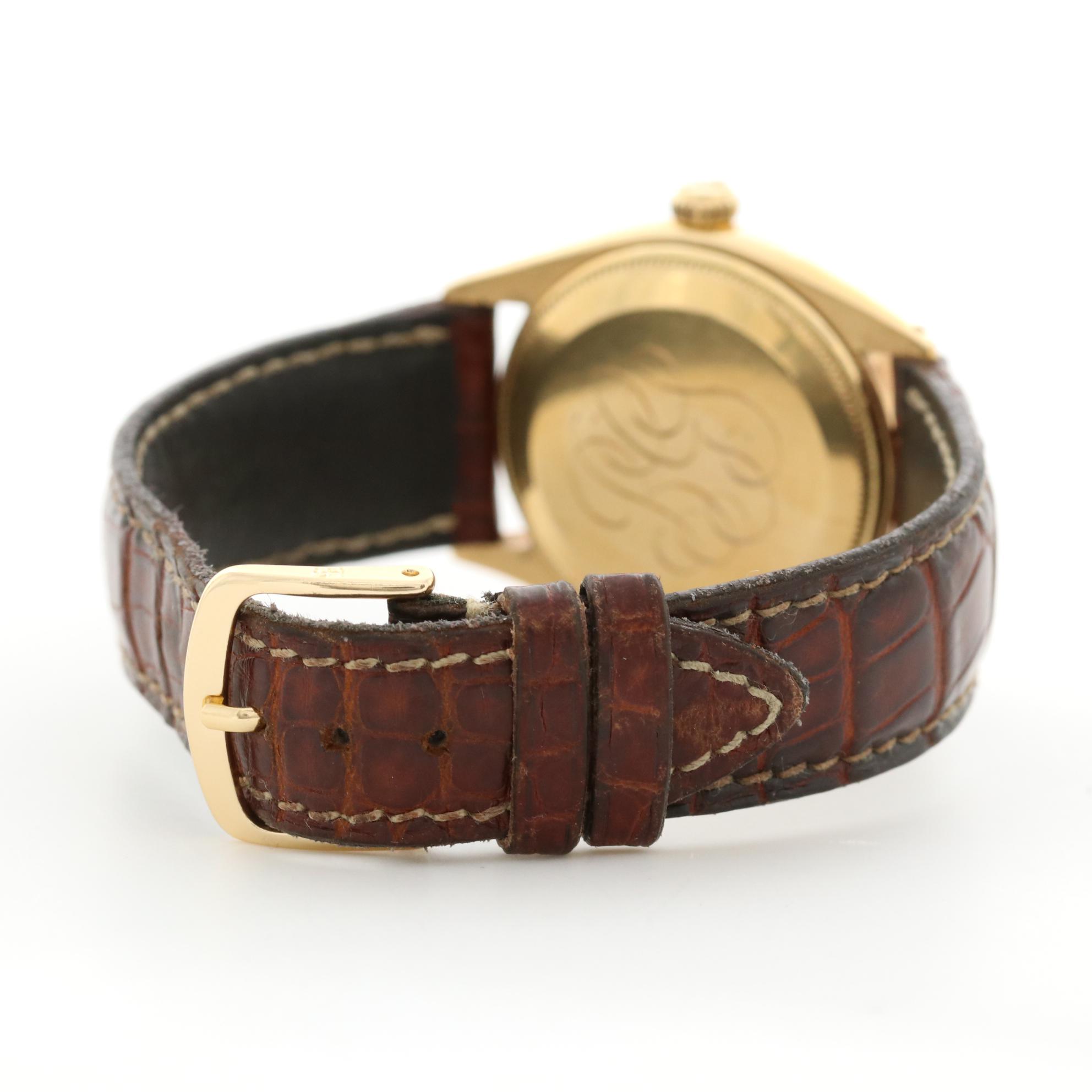 Vintage Rolex Oyster Perpetual 18K Gold Automatic Watch, 1956