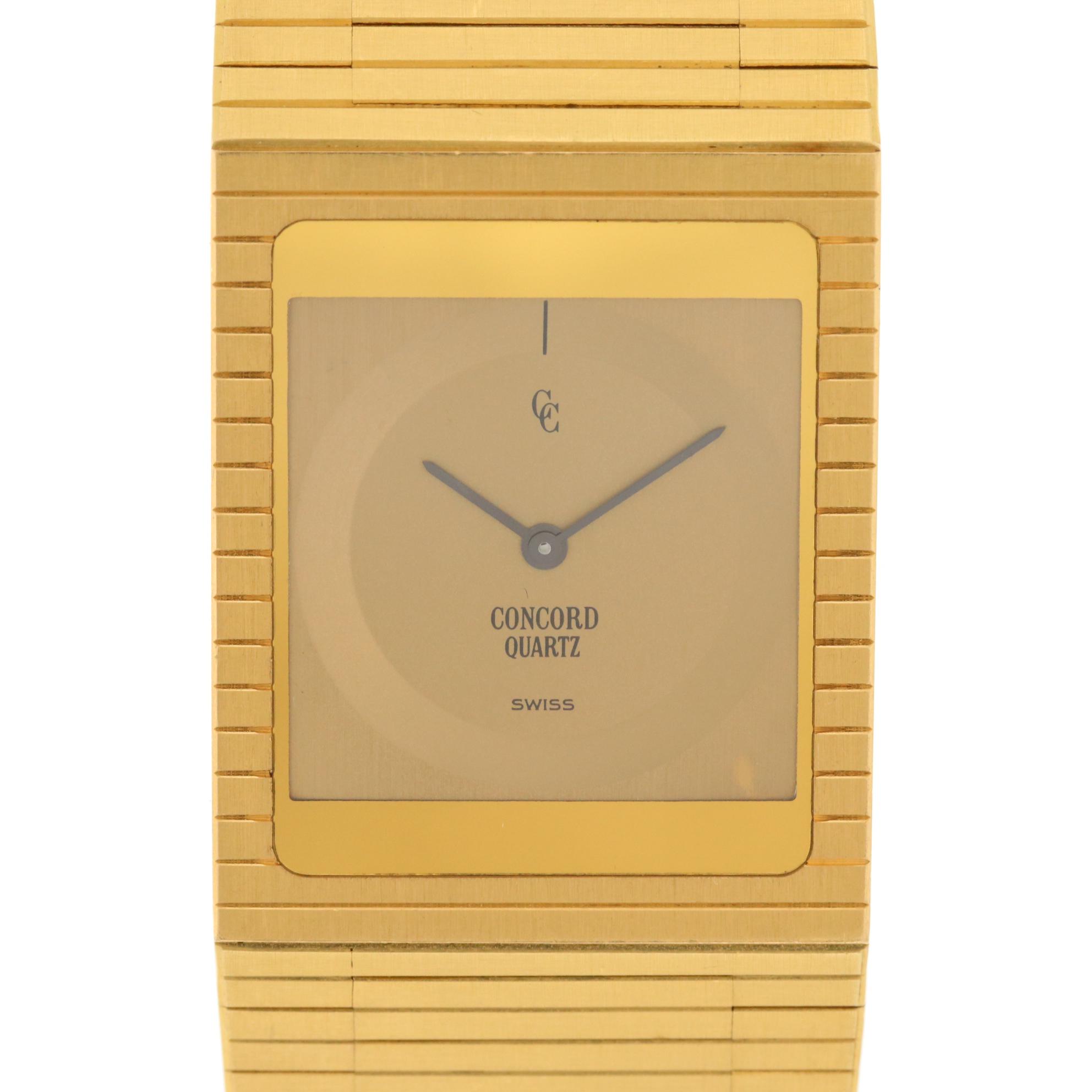 Concord 18K Gold Delirium Quartz Watch