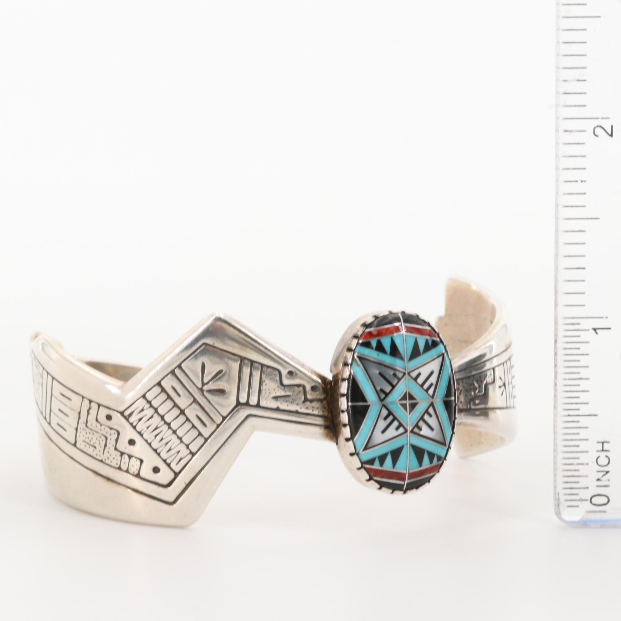 Roderick Tenorio for Carolyn Pollack Sterling Spiny Oyster and Mother of Pearl