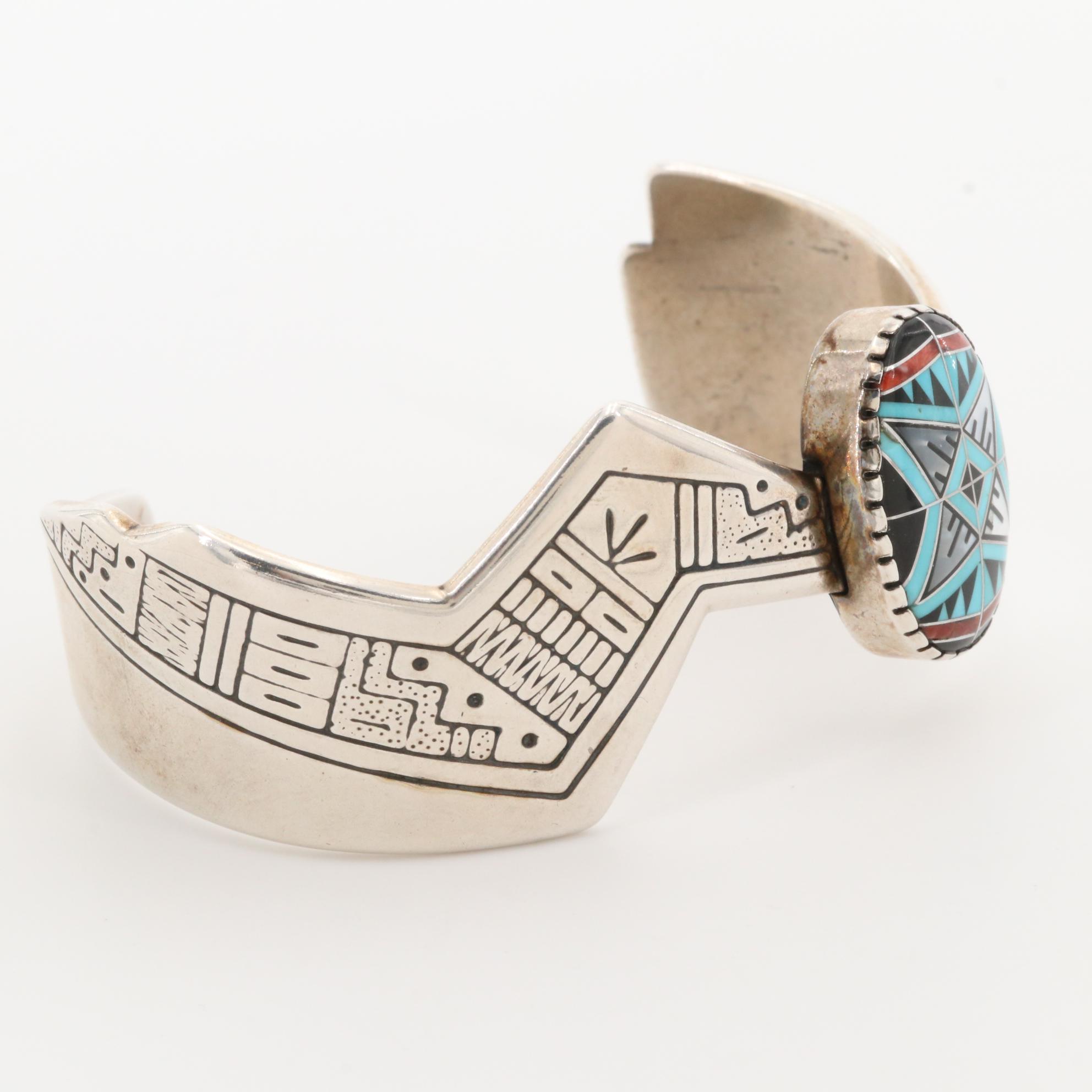 Roderick Tenorio for Carolyn Pollack Sterling Spiny Oyster and Mother of Pearl