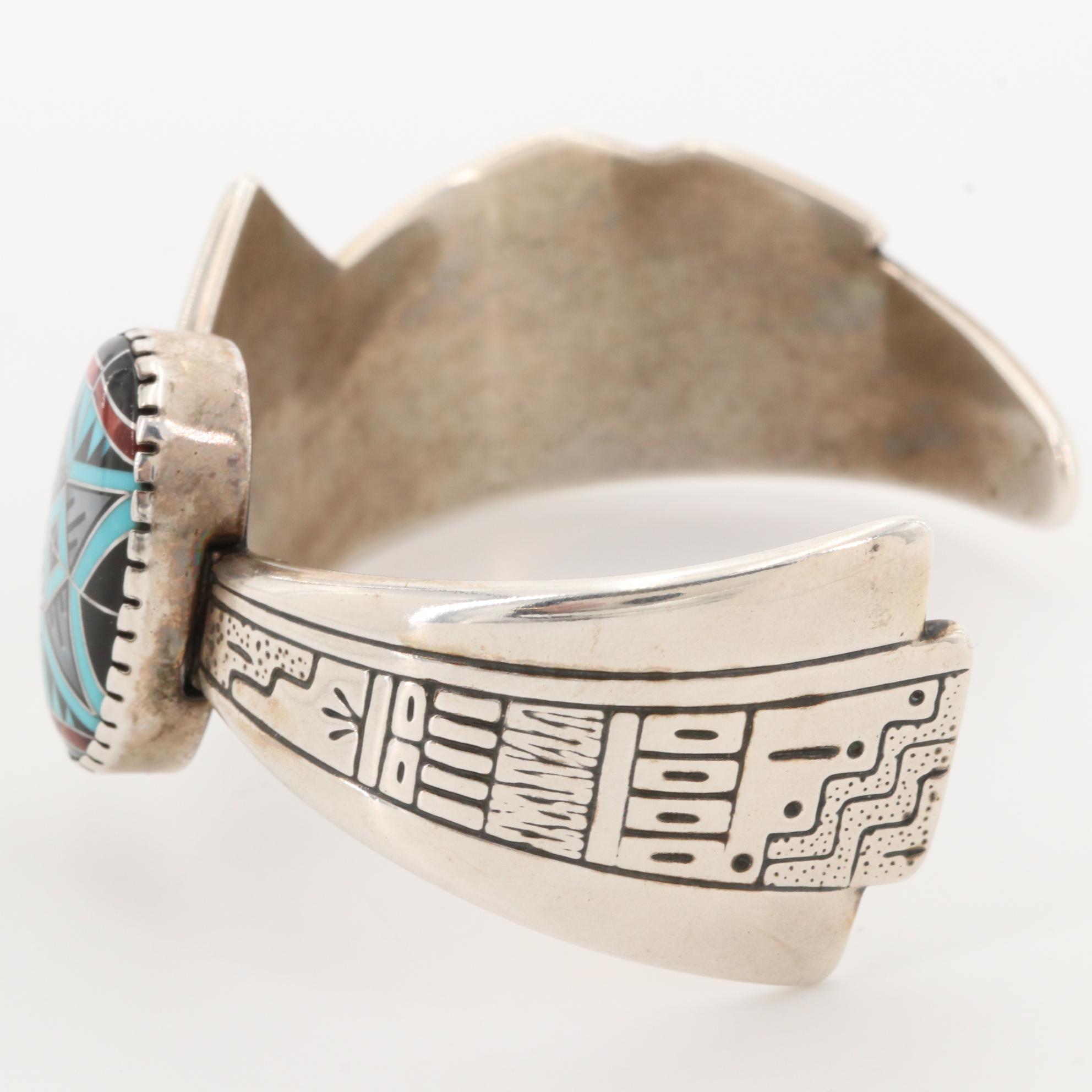 Roderick Tenorio for Carolyn Pollack Sterling Spiny Oyster and Mother of Pearl