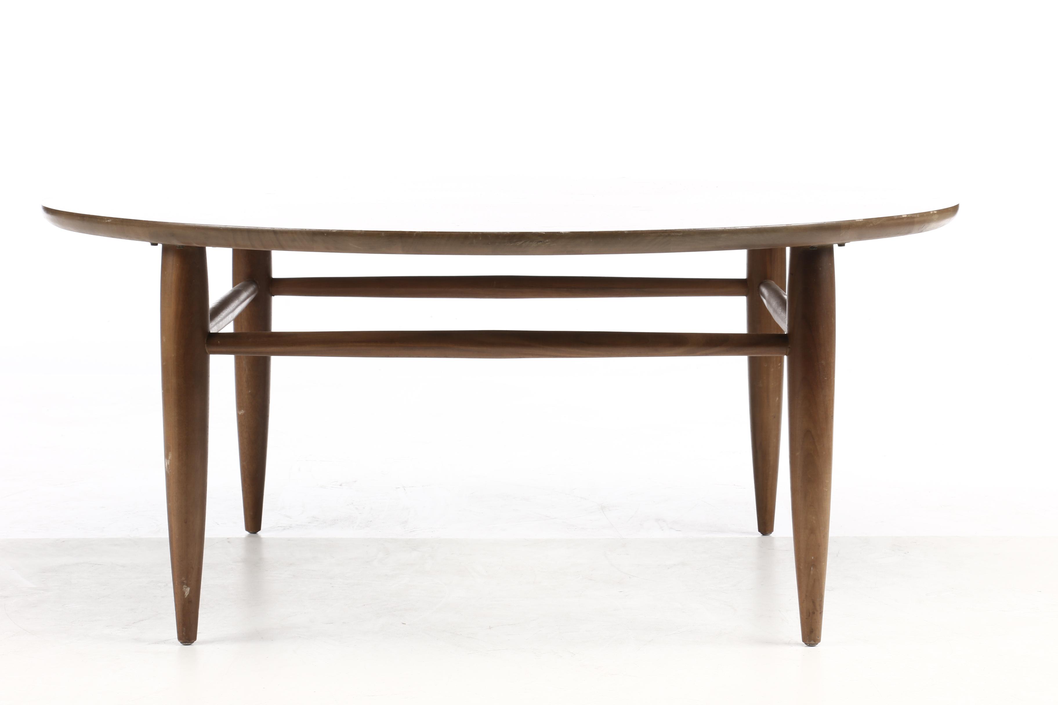 Mid Century Modern Mersman Walnut Coffee Table, Circa 1960s