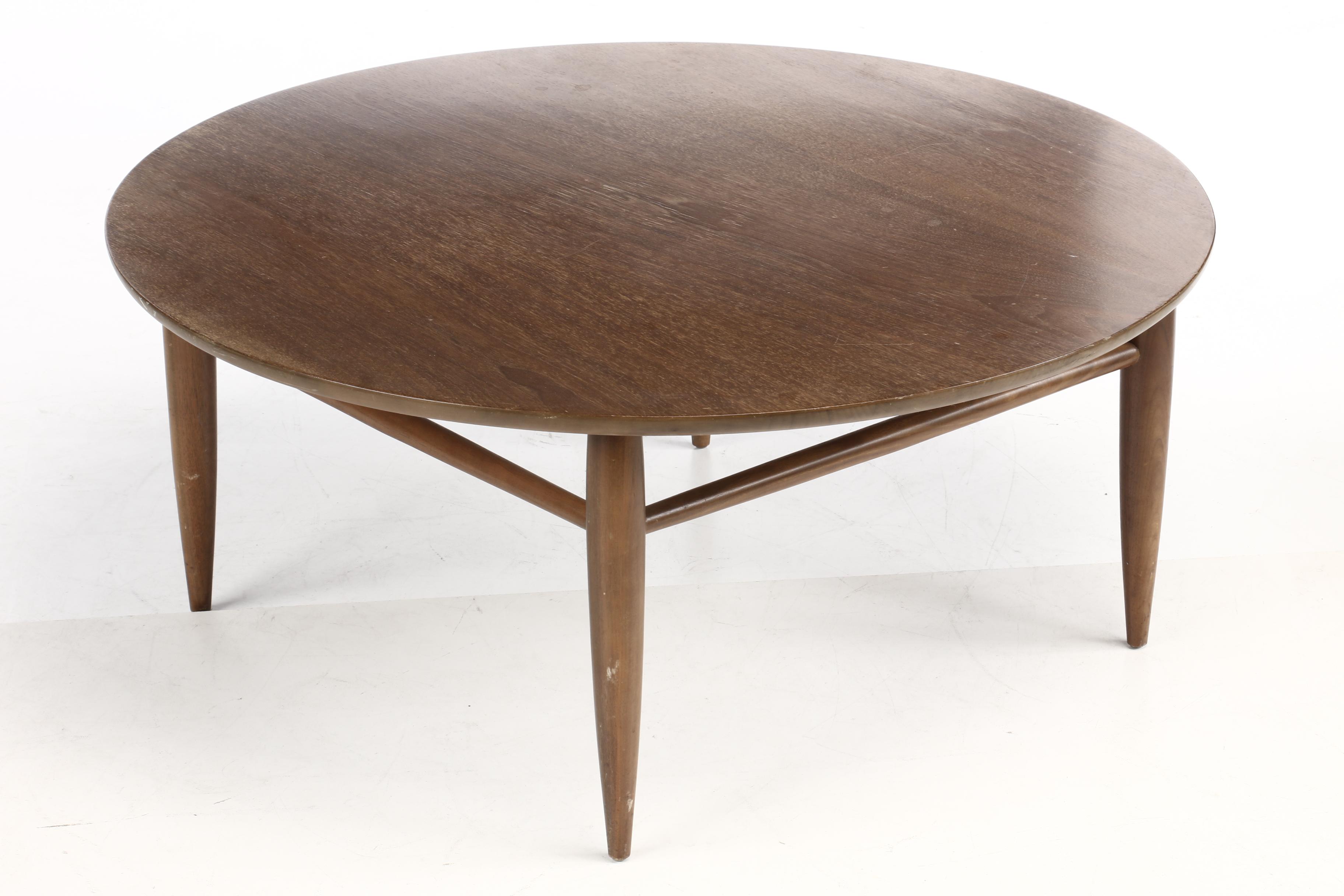 Mid Century Modern Mersman Walnut Coffee Table, Circa 1960s