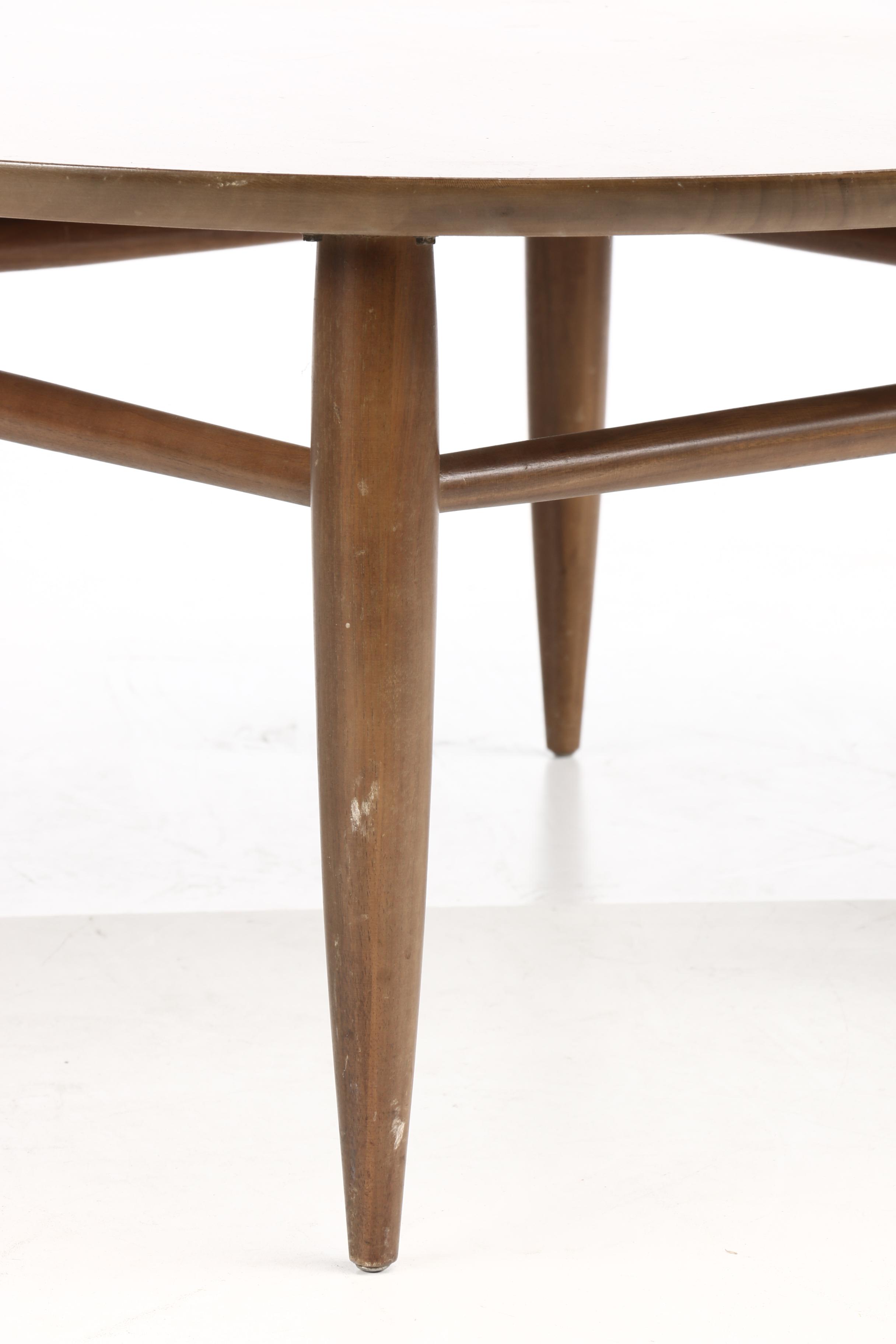 Mid Century Modern Mersman Walnut Coffee Table, Circa 1960s