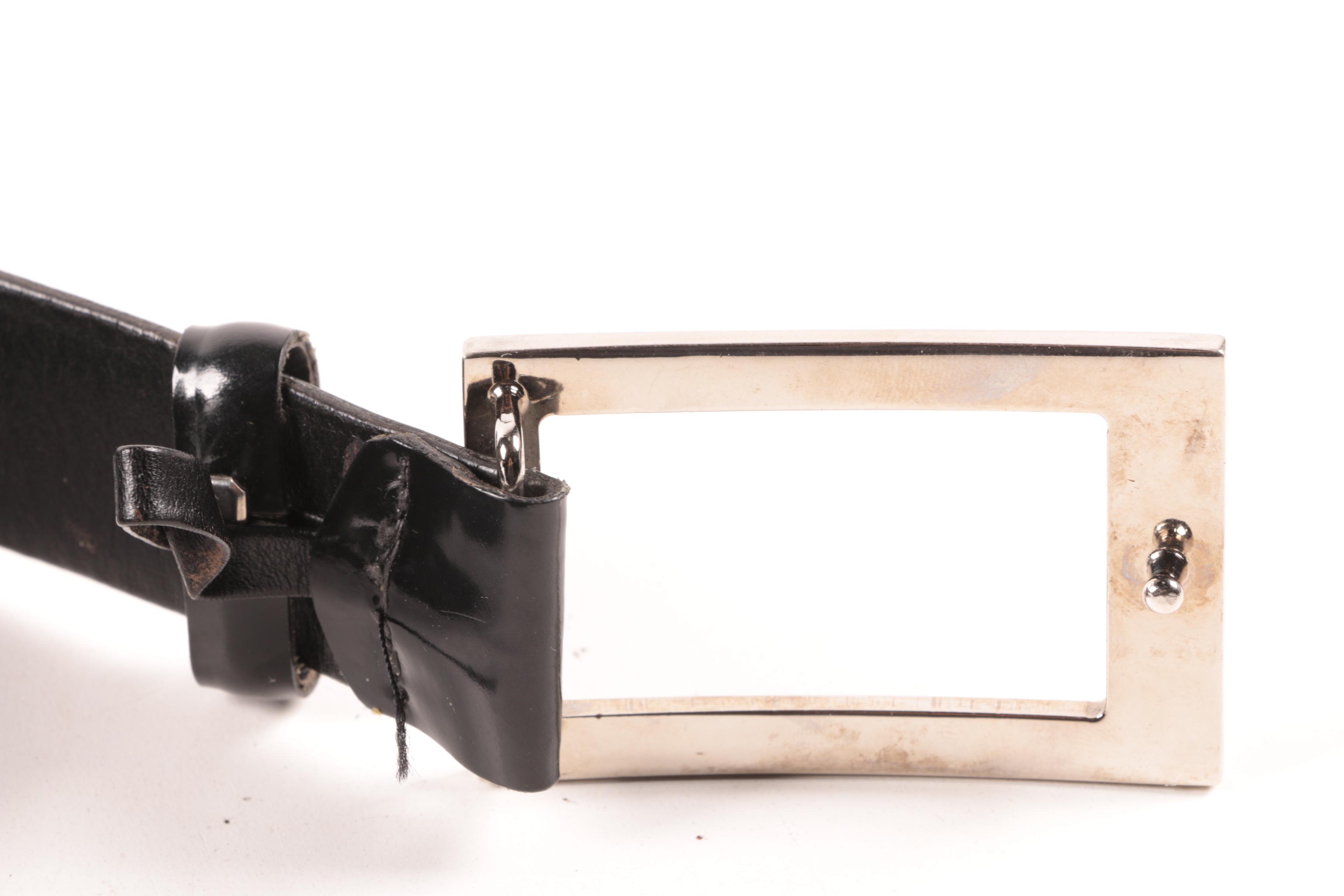 Prada and Dolce & Gabbana Dark Brown Leather Belts, Made in Italy