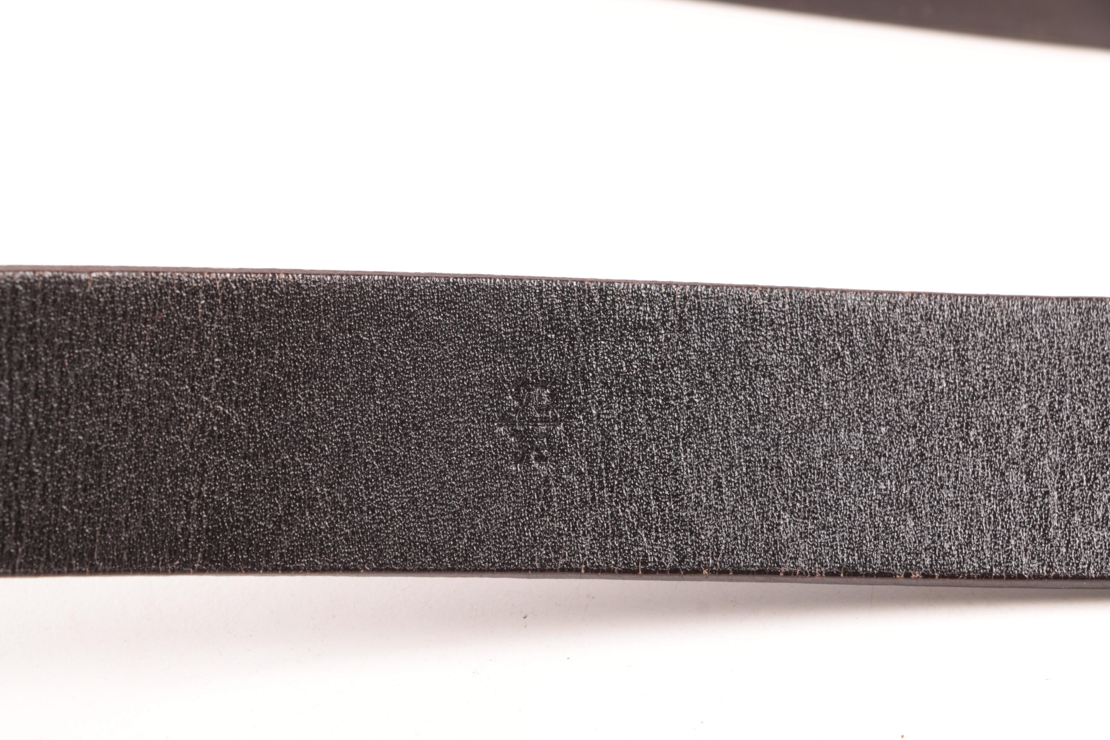 Prada and Dolce & Gabbana Dark Brown Leather Belts, Made in Italy