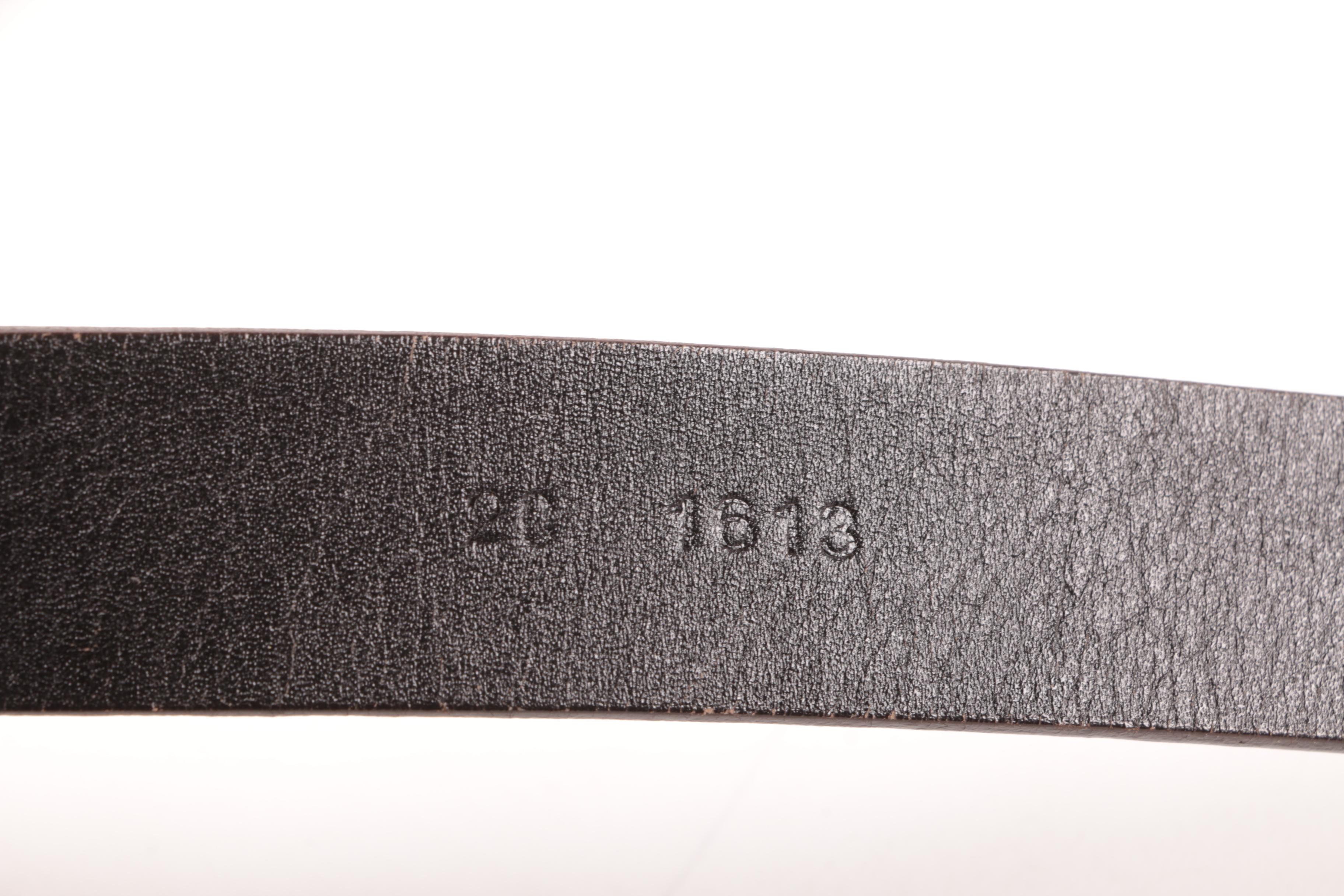 Prada and Dolce & Gabbana Dark Brown Leather Belts, Made in Italy