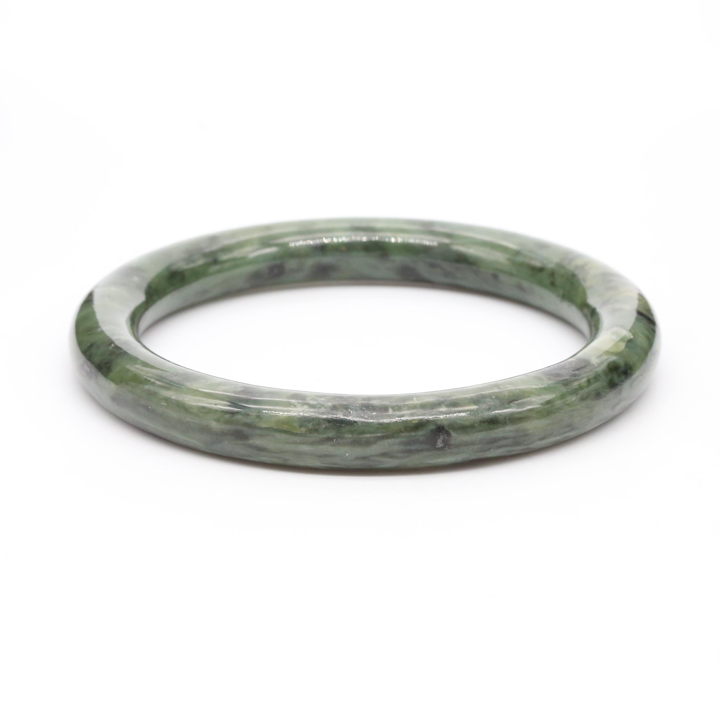 Nephrite Bangle Bracelet