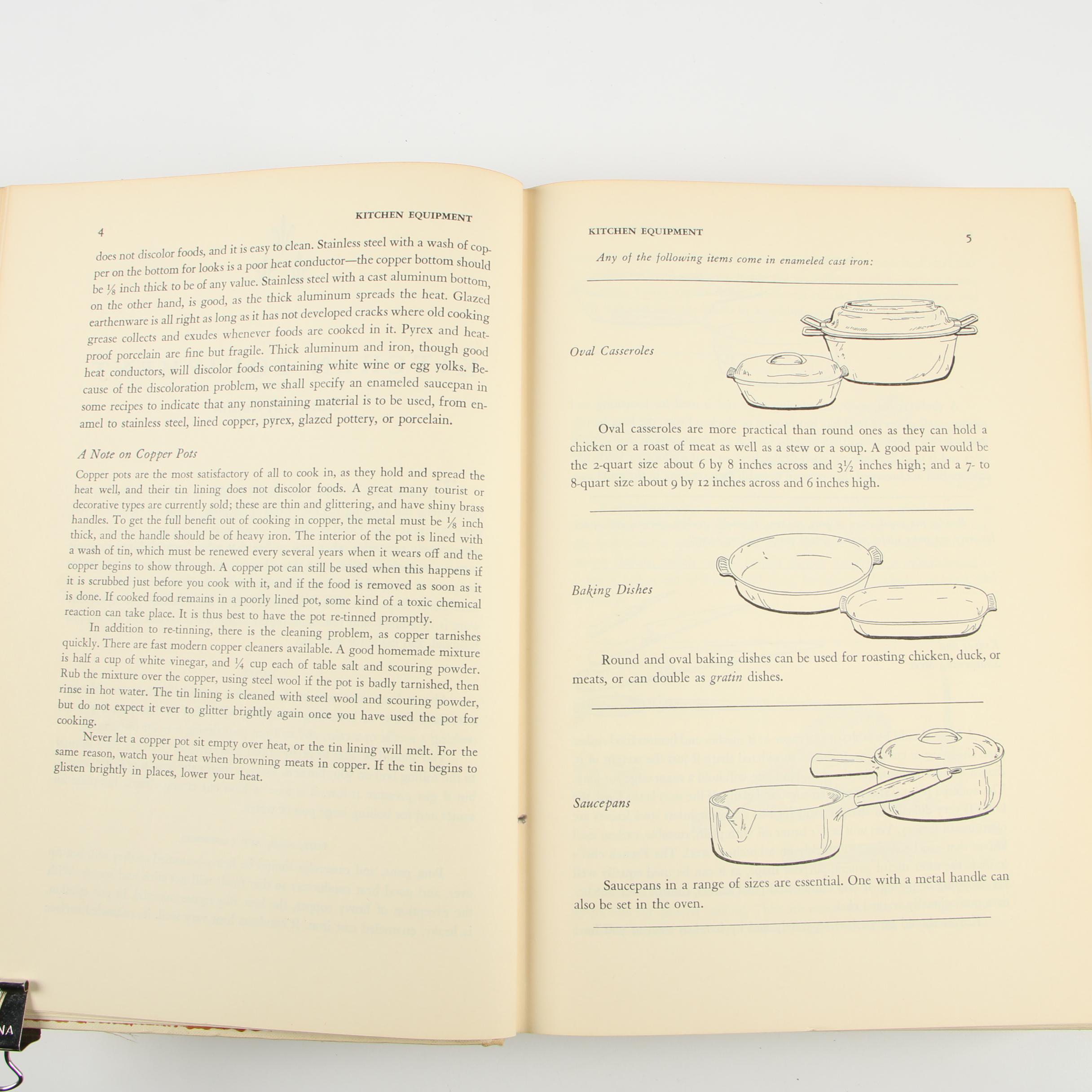 First Editions "Mastering the Art of French Cooking" I–II by Julia Child et al.