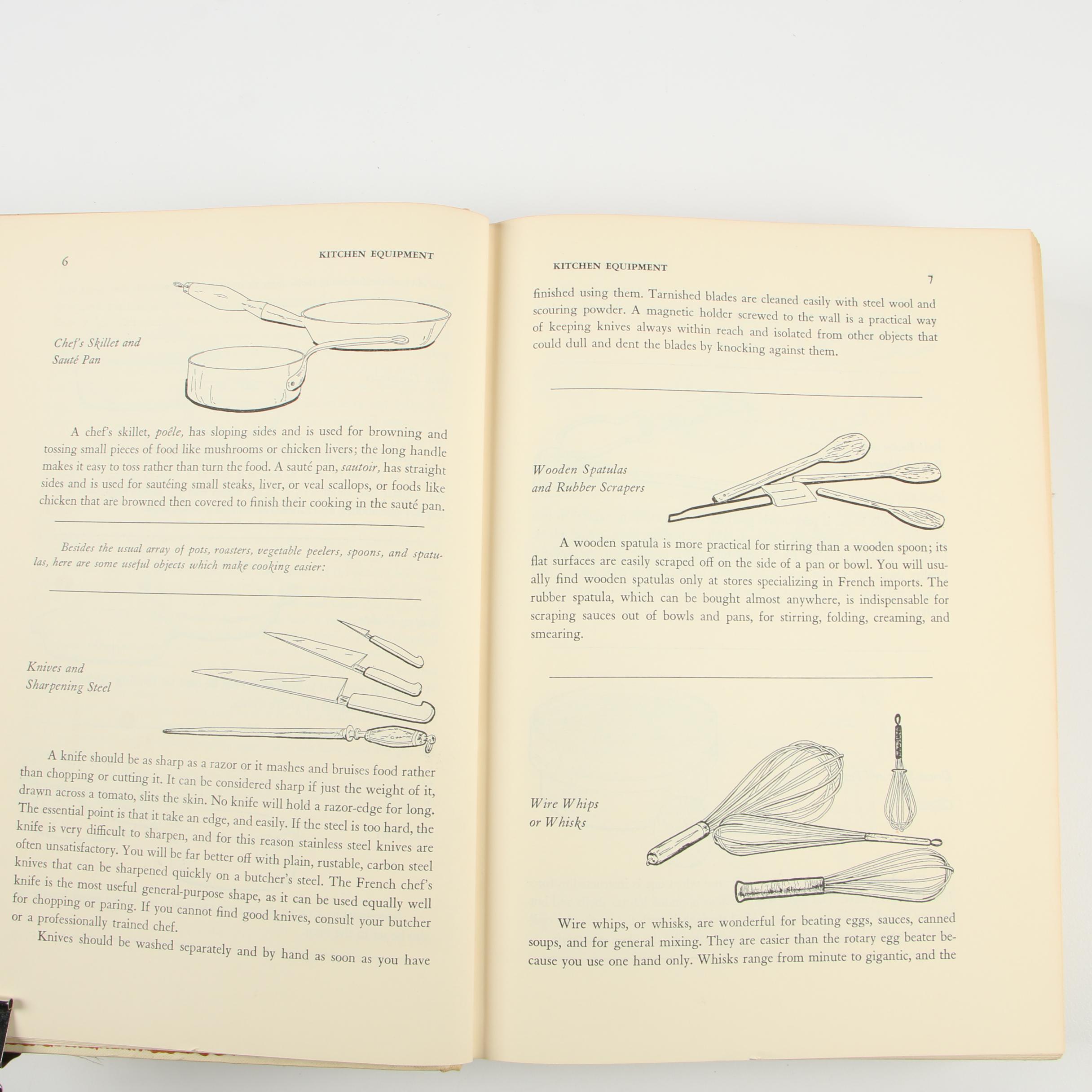 First Editions "Mastering the Art of French Cooking" I–II by Julia Child et al.