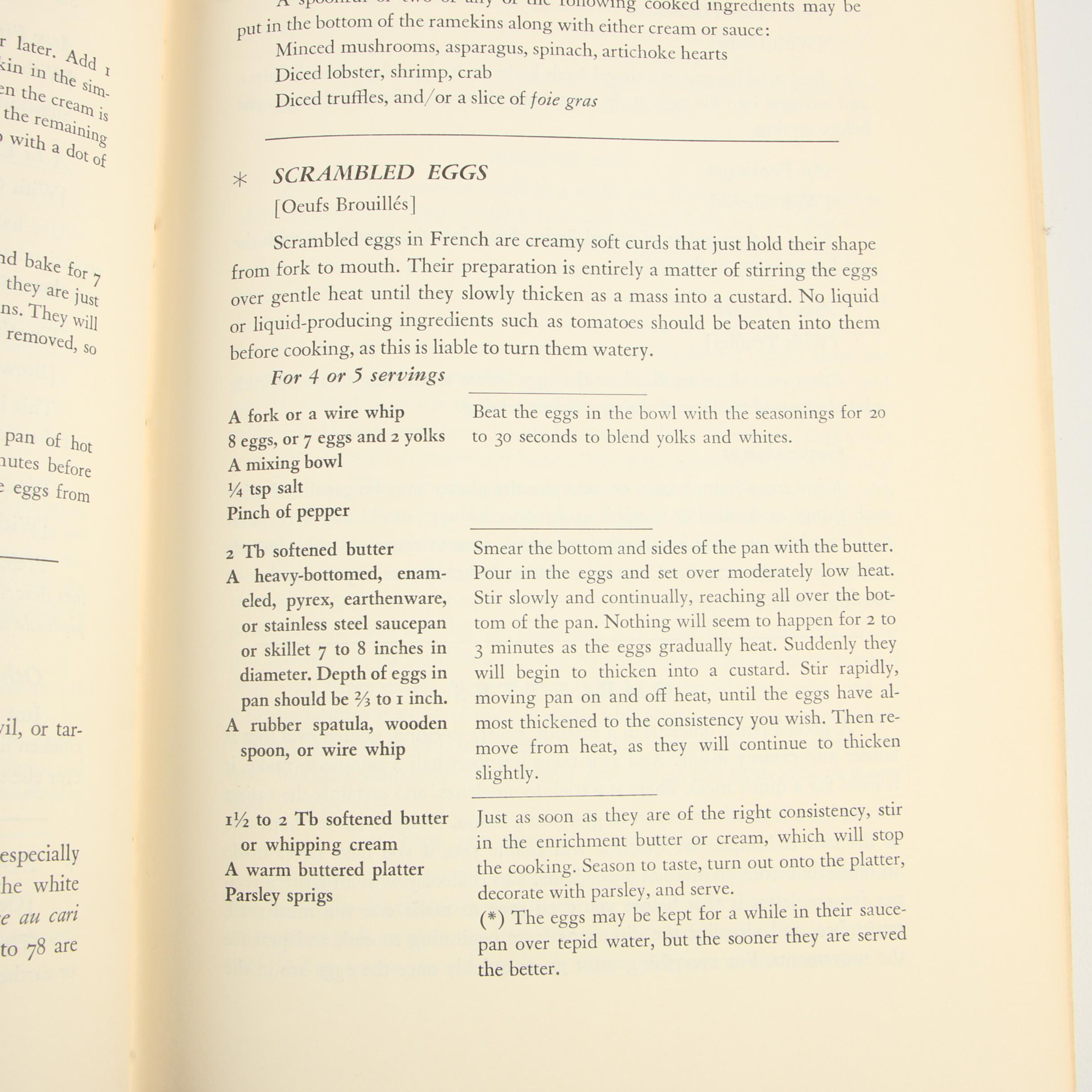 First Editions "Mastering the Art of French Cooking" I–II by Julia Child et al.