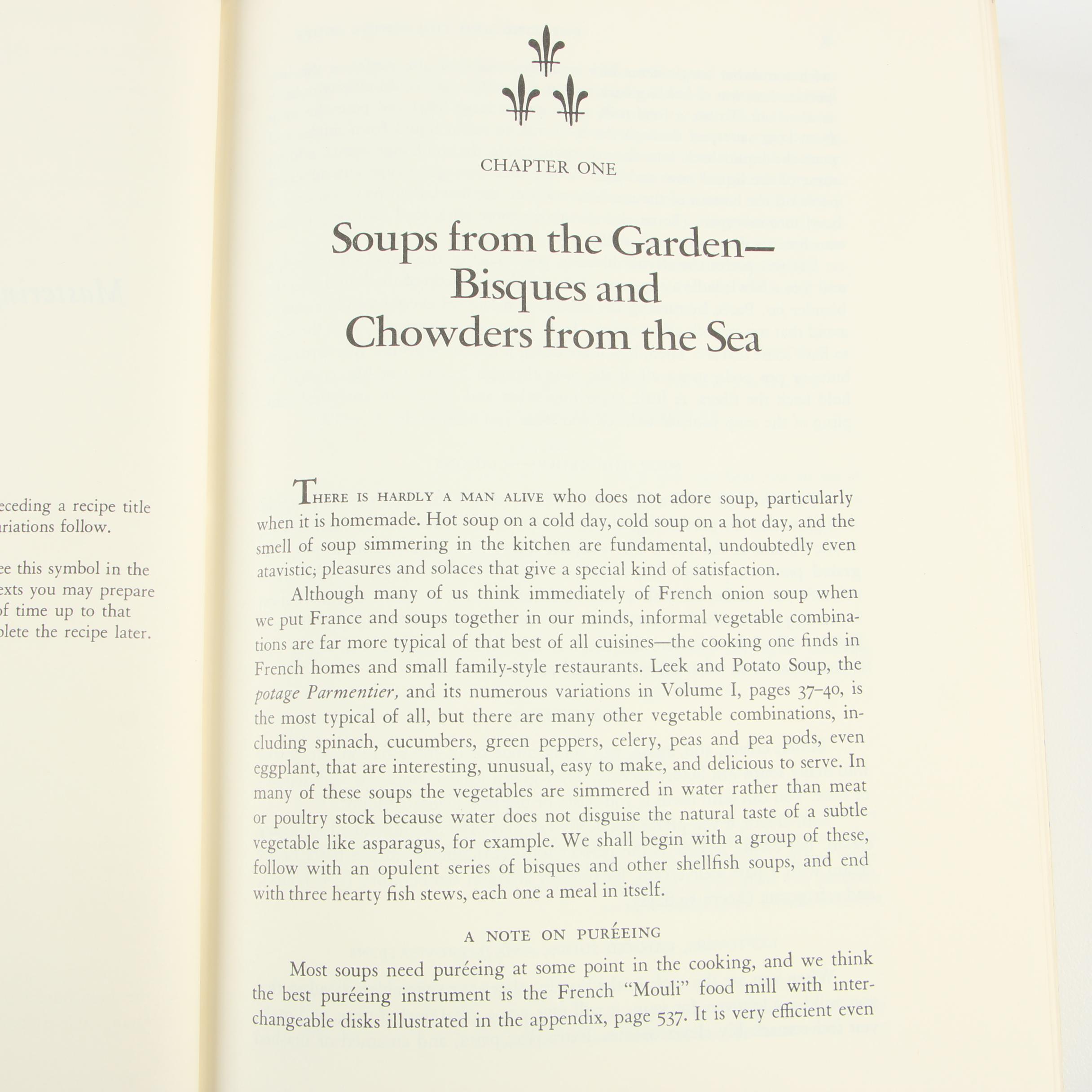 First Editions "Mastering the Art of French Cooking" I–II by Julia Child et al.