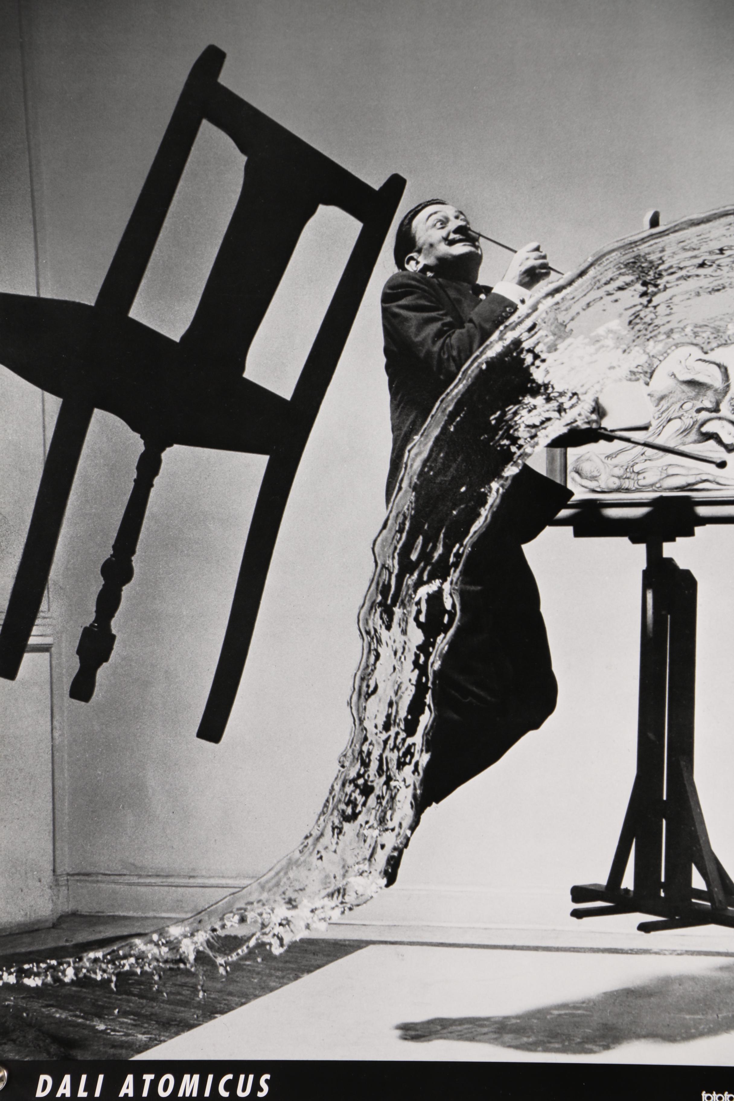 Halftone After Philippe Halsman and Salvador Dalí "Dali Atomicus"